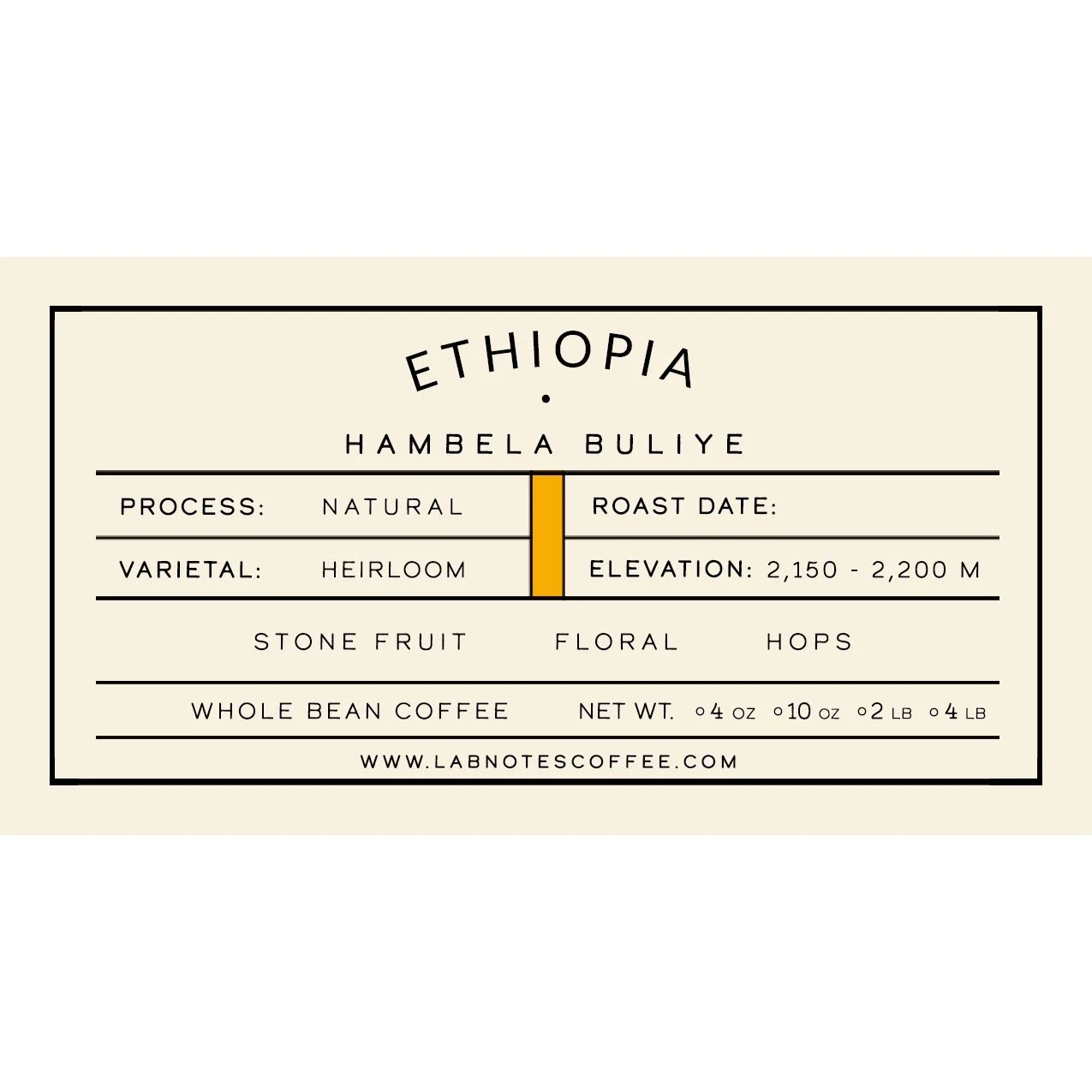 ETHIOPIA HAMBELA BULIYE NATURAL