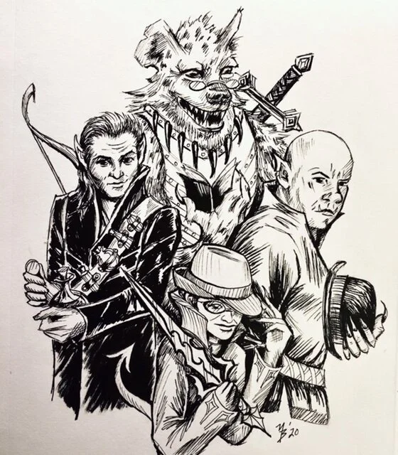 Make Art: Side Quest Side Sesh Fan Art — NICOLE BLACKBURN