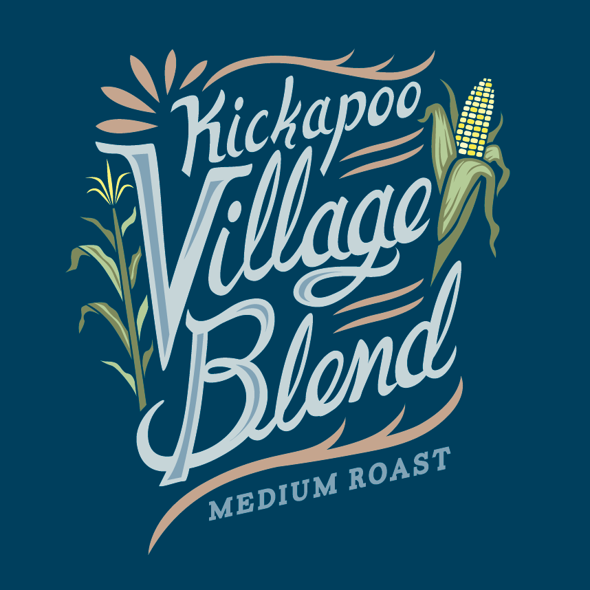 Coffee Packaging and T-shirt Designs for KickaBrew Coffee Co.