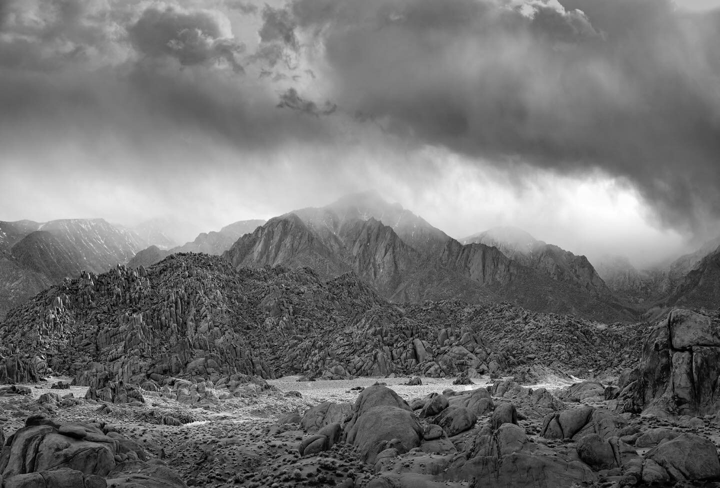 &quot;Storm over Sierra, Nevada 2021&quot; by Mitch Dobrowner.
⁣⠀
&quot;I first went into the Eastern Sierra Nevada in the Winter of 1981; it was then that I realized that its otherworldly, intimate and intense beauty had been calling me my entire li