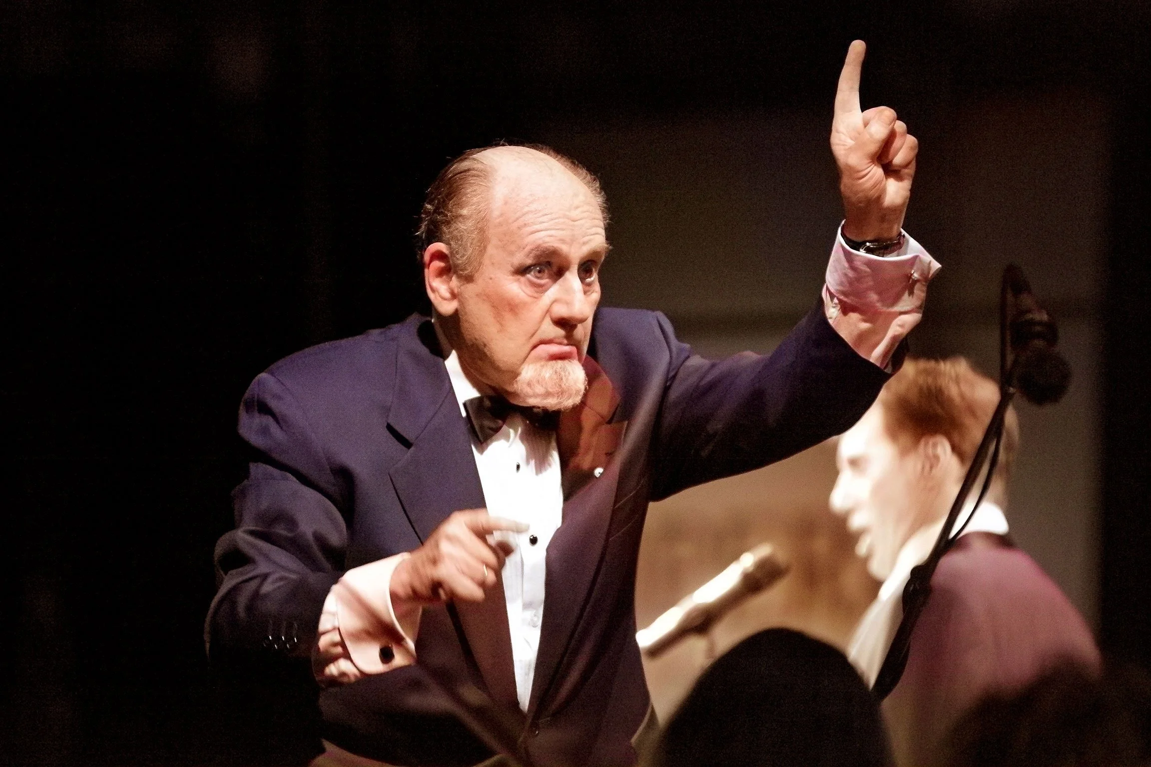 Tommy Tycho conducting with baton - from TYCHO! Beyond the Baton documentary