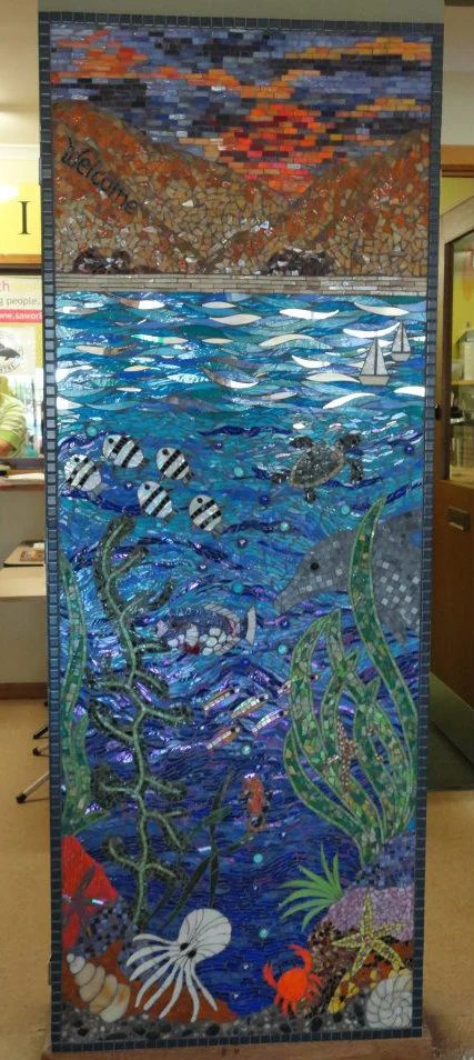 Aldinga Community Centre Above and Below Mosaic Mural