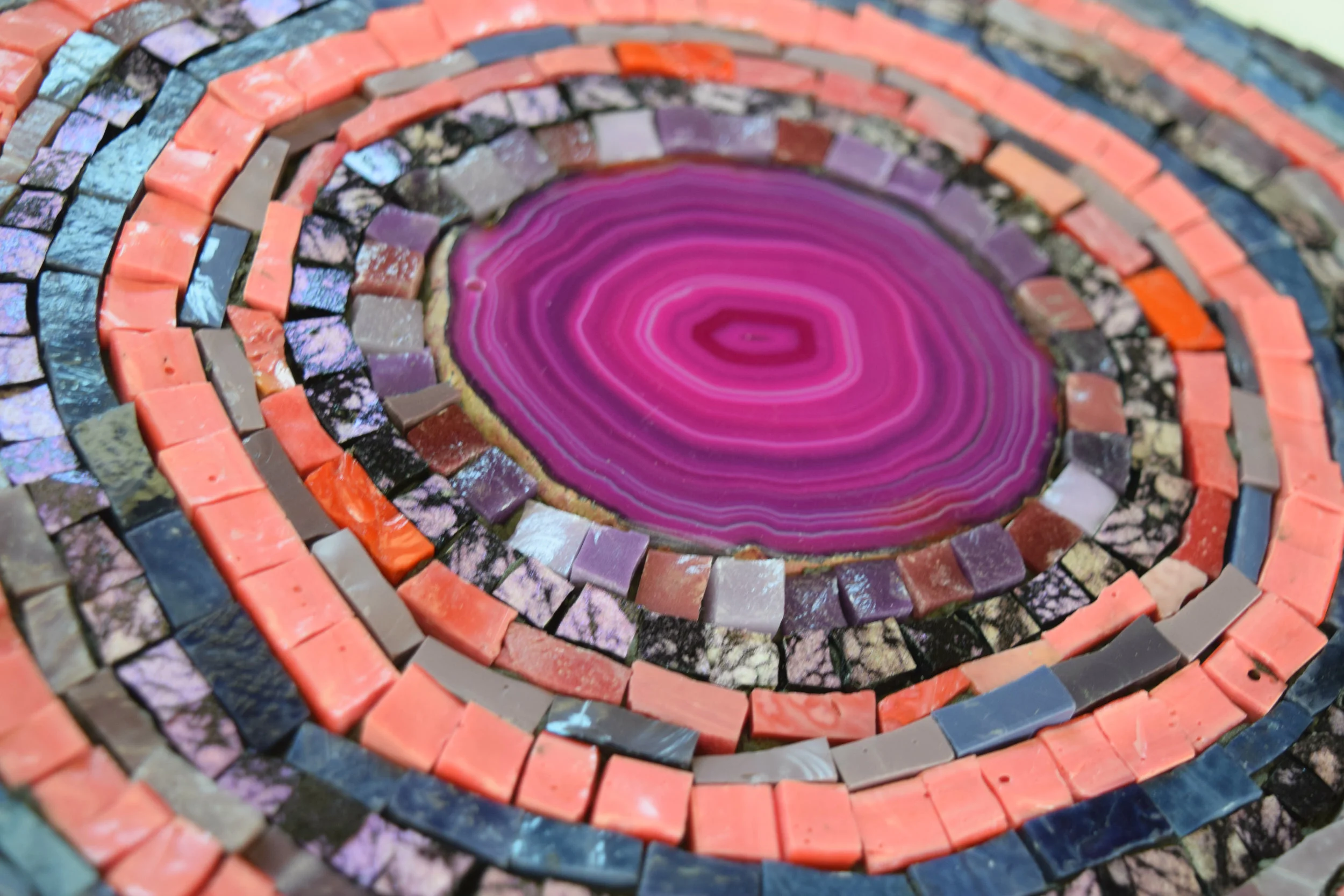 Detail of Indigo Agate