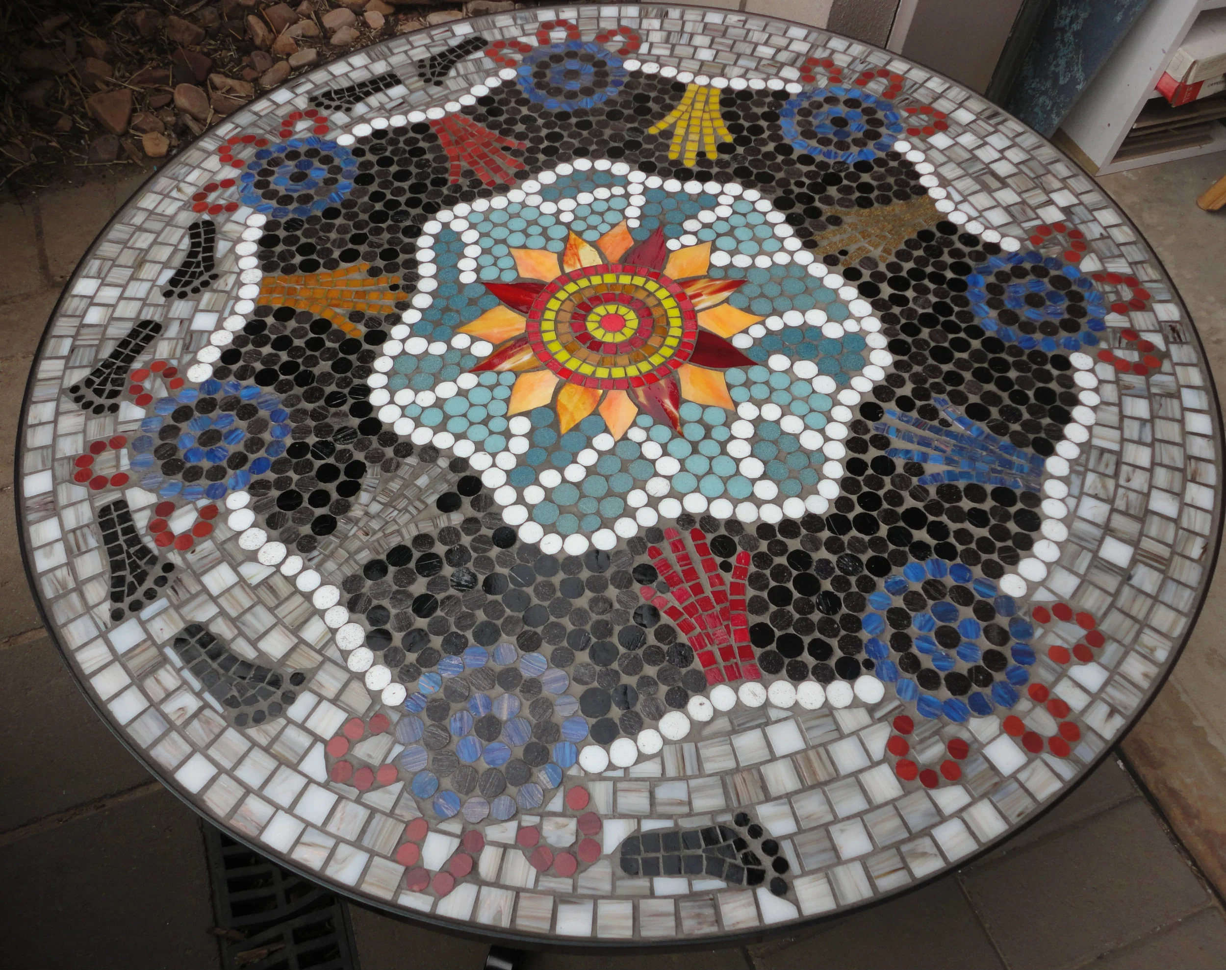 Seven Waterholes of the Fluerieu Peninsula (Glass Tiles)