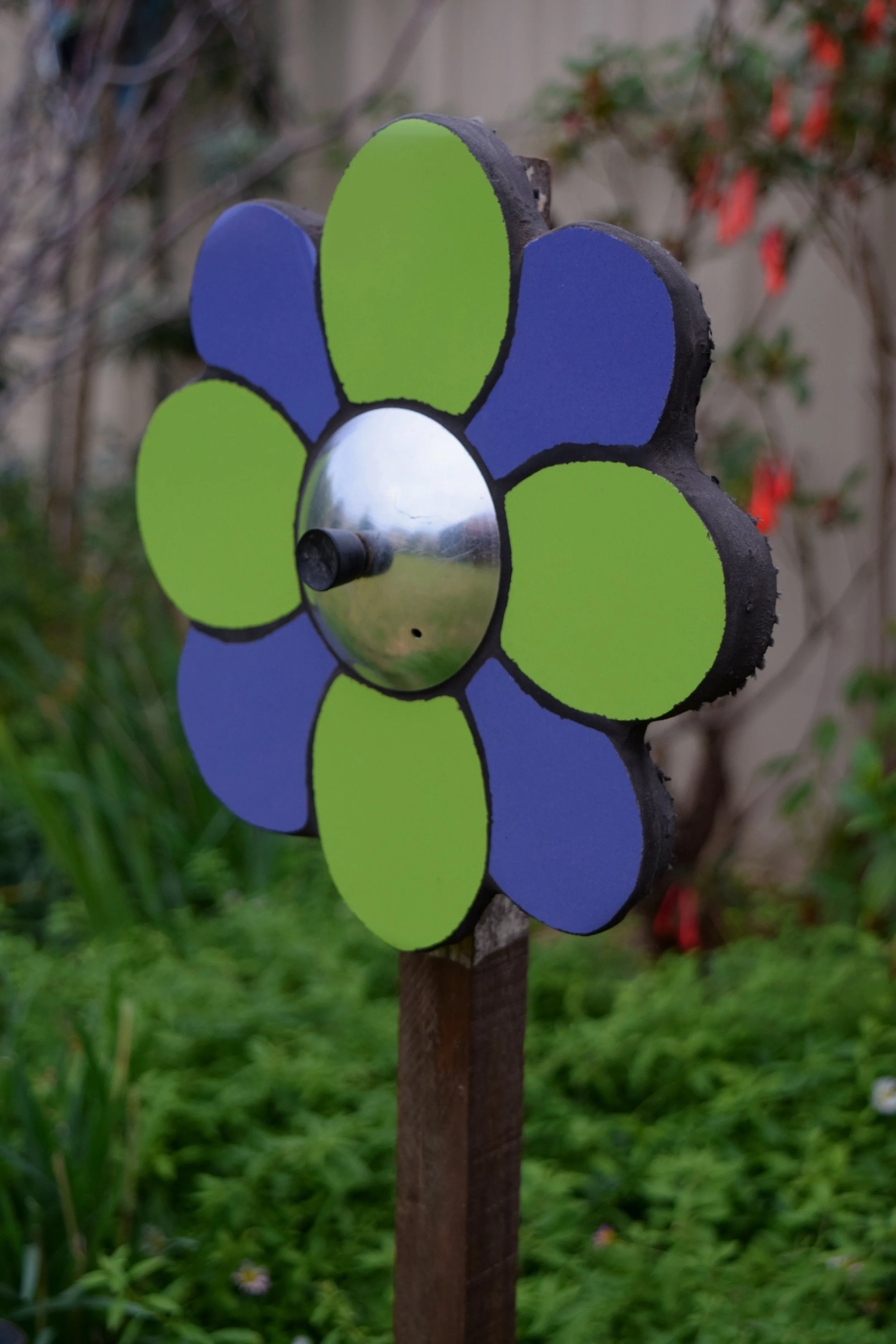 Teapot garden Stake (Teapot Lid, Ceramic)