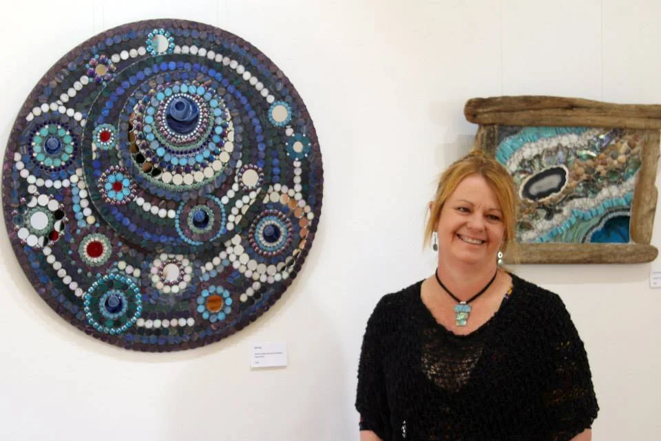 Solo Exhibition @ Mrs Harris' Shop, Adelaide, South Australia 2014 (with Eternity and Seventenths Mosaics)