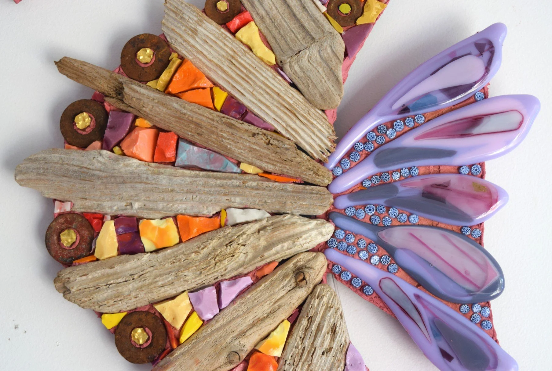 Detail of Seahorse of Hope (70cm x 30cm)