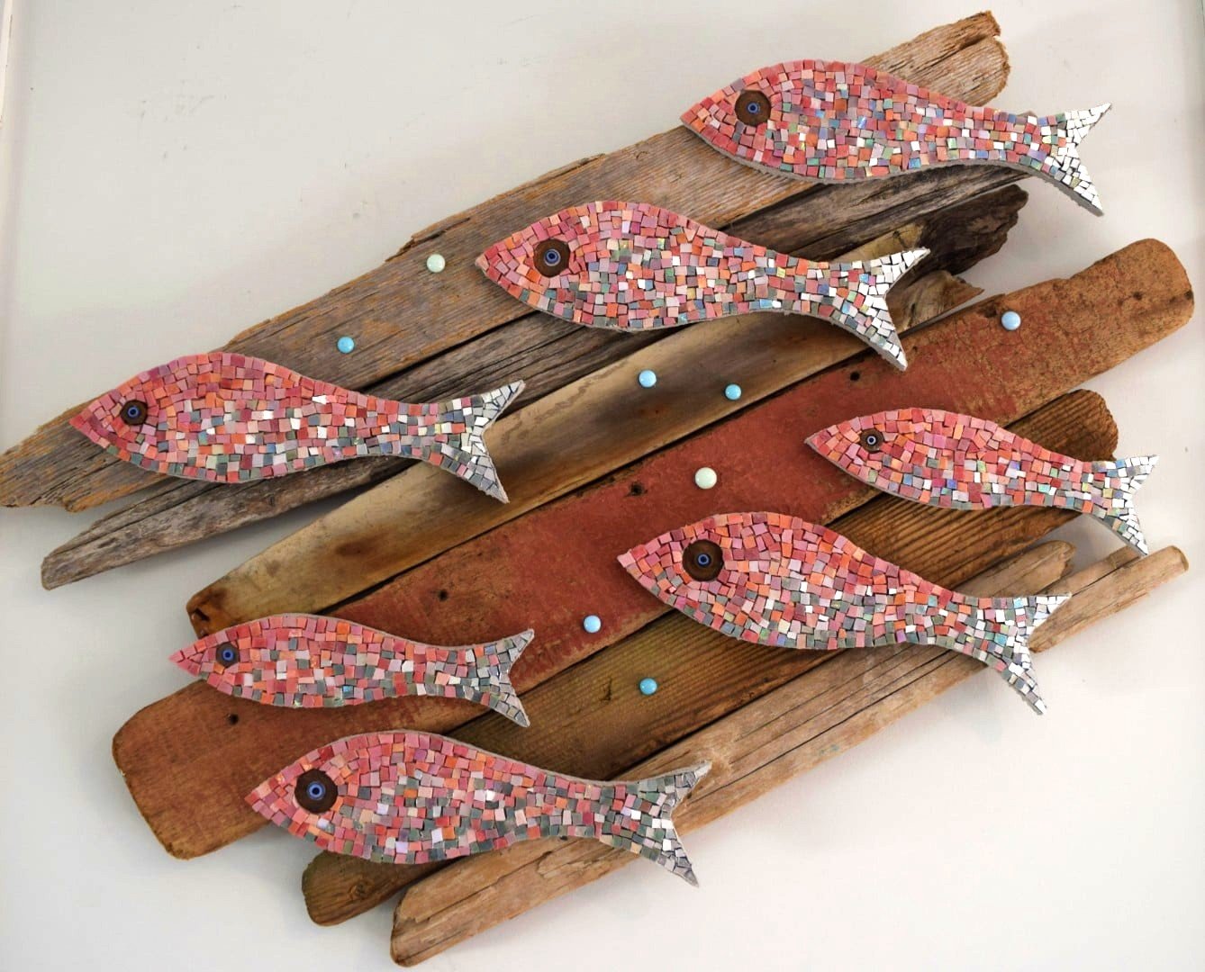 School's Out (Smalti, 24K Gold Smalti, Driftwood)