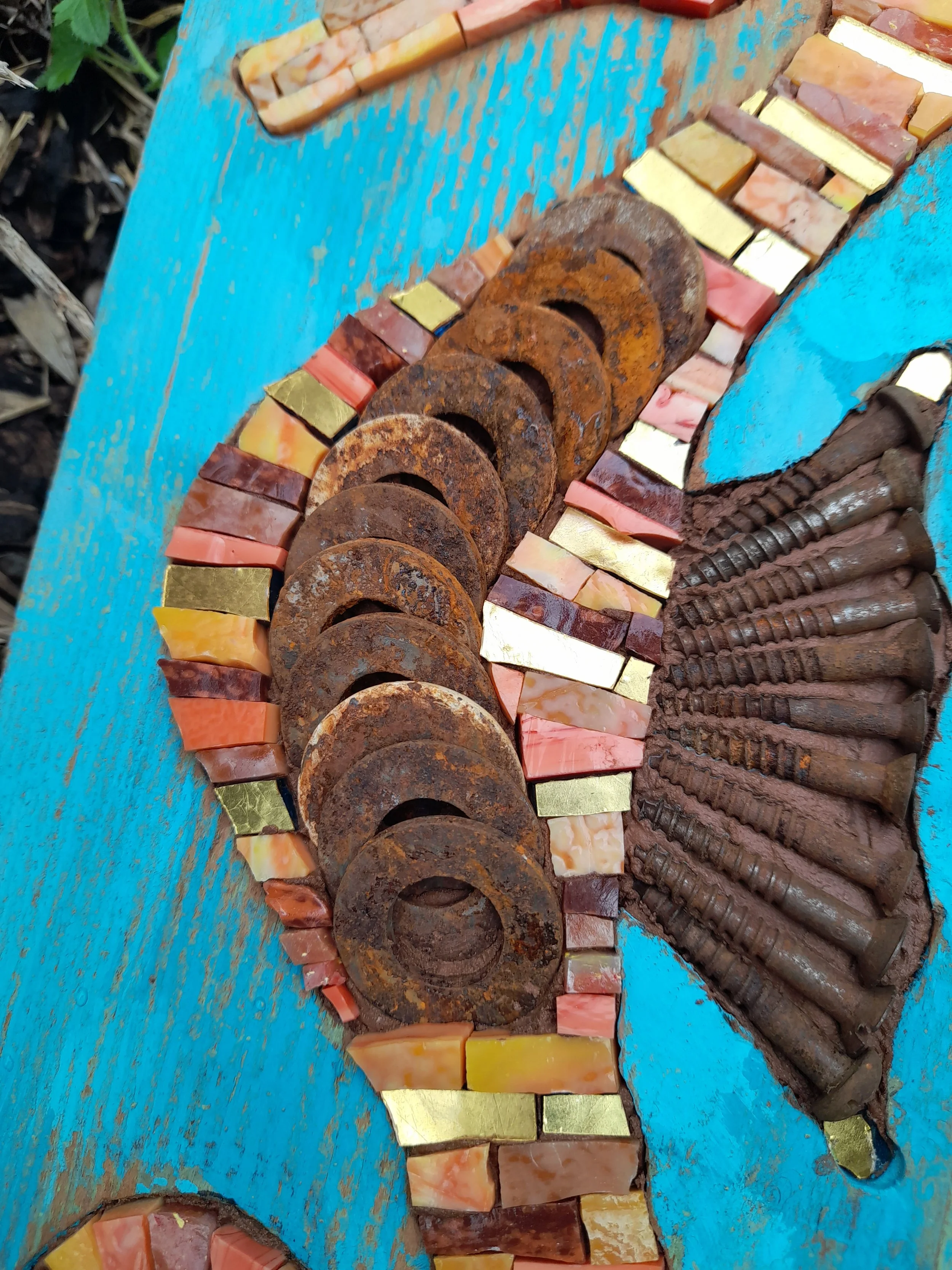 Detail of Rustic Seahorse