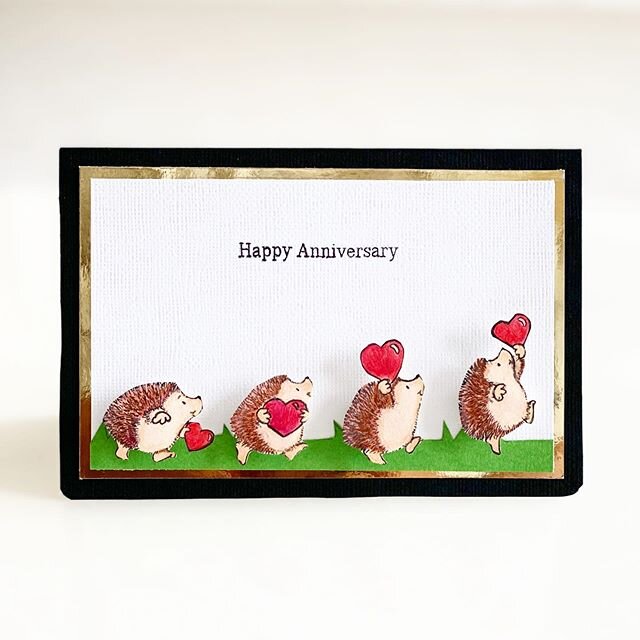 It&rsquo;s been some time since I engaged in crafting greeting cards for my loved ones and customers. I finally felt excited when I started making this card for my anniversary.
.
Been really busy with my full time job and the card making workshops. I