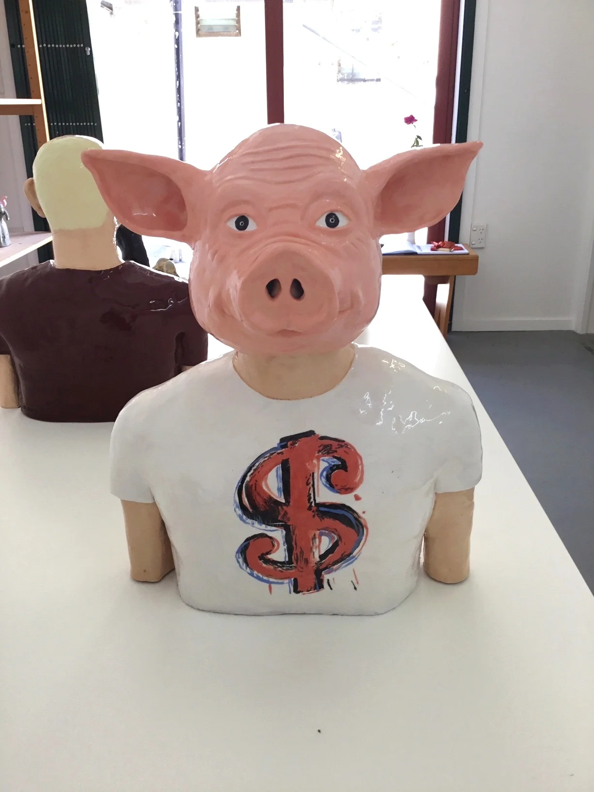 Self-portrait as a Capitalist Pig