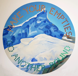 Landscape Sampler (after Austen Deans) Oil on paper 300mm diameter $580.00