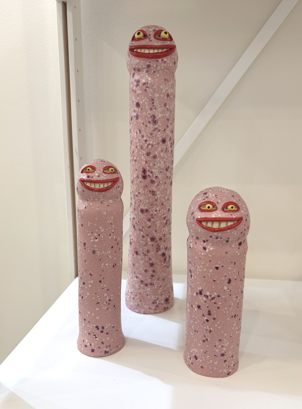 Pink Worm 1 & 2 and Big Pink Worm