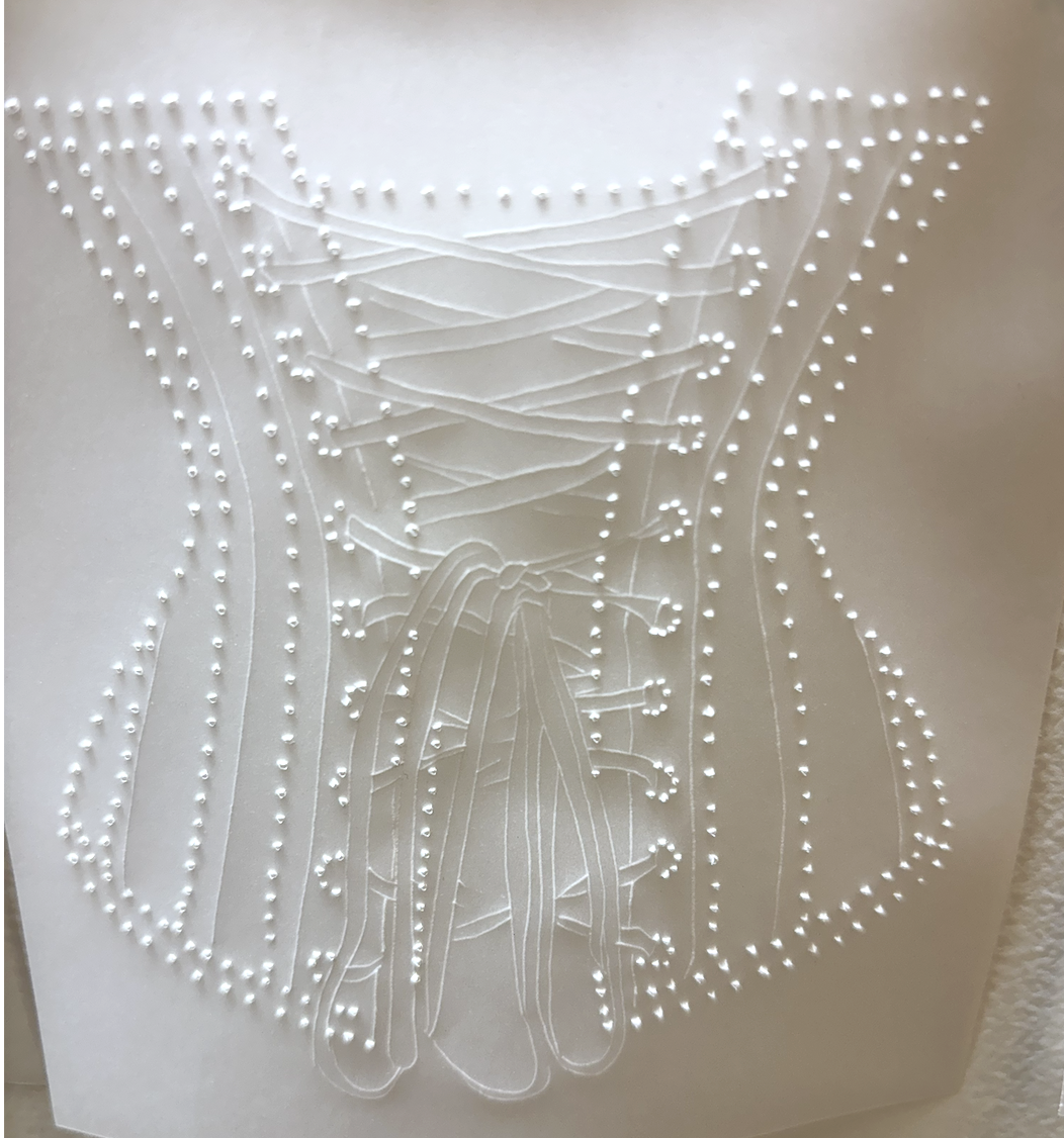 Mail Order (close up- part of larger installation of drawings)