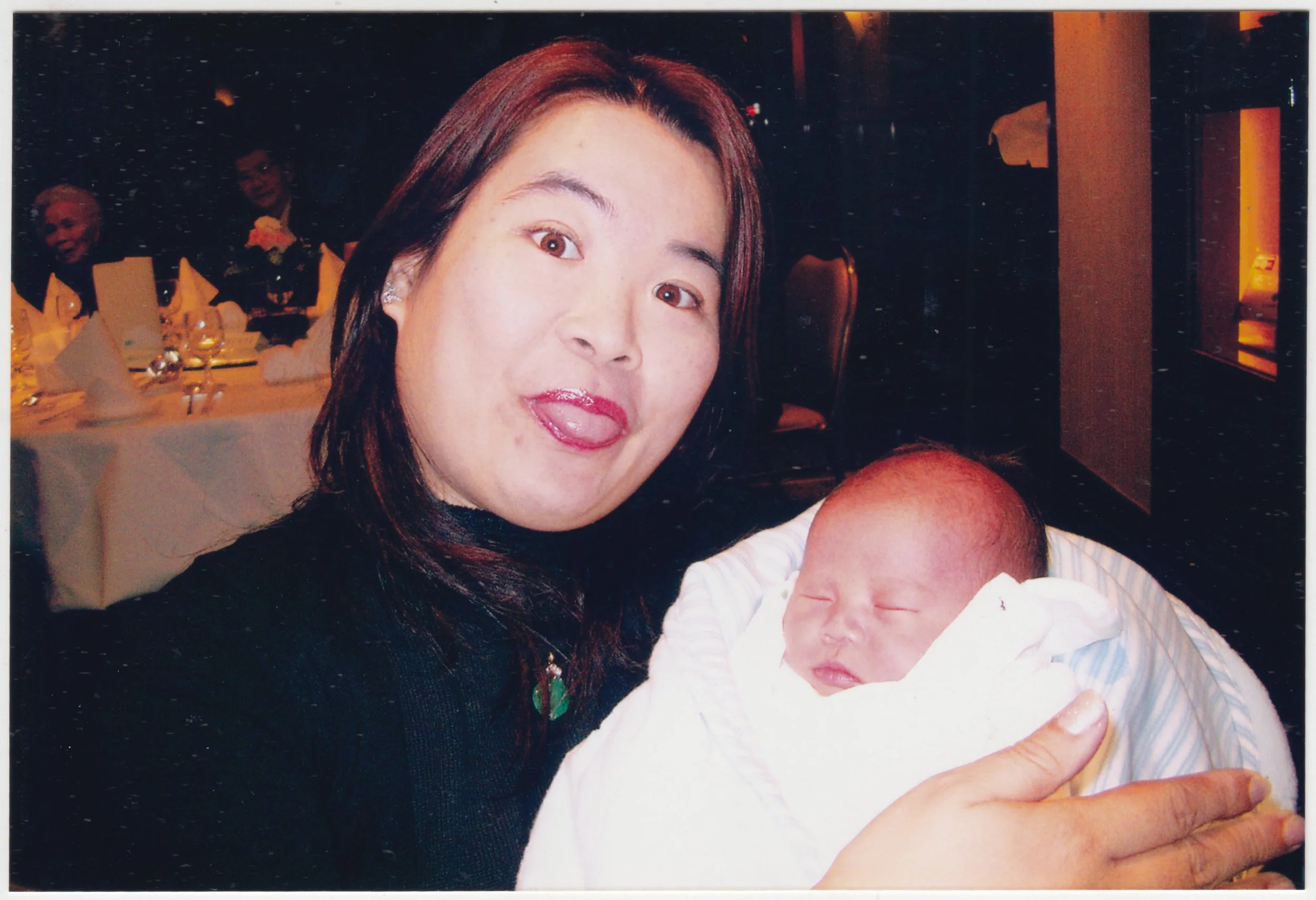 no. 00289 / Mum & Timothy, c. 2003. (Tim’s 滿月?)