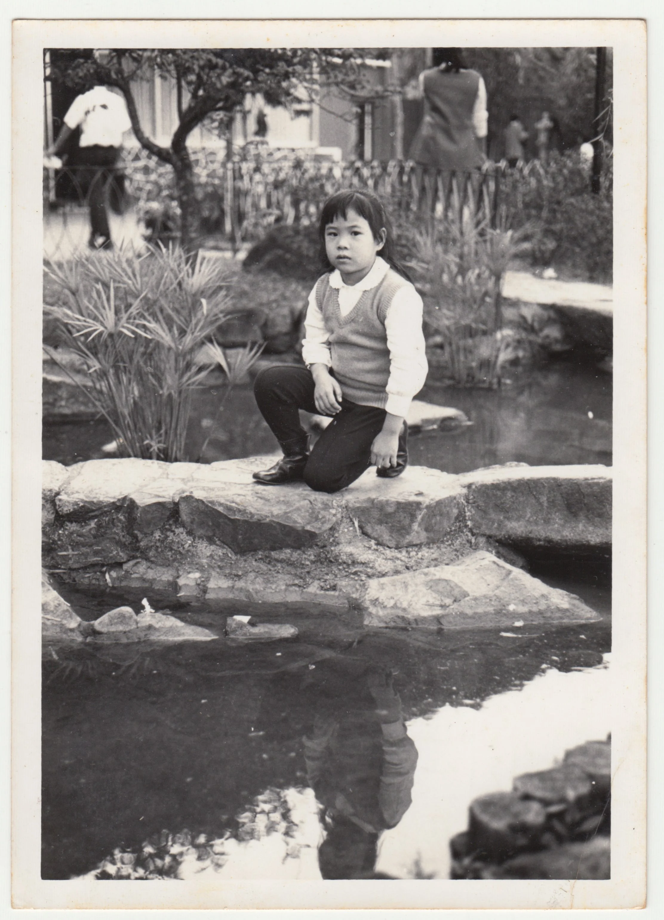 Taken at a park in Hong Kong, c. 1969-1970