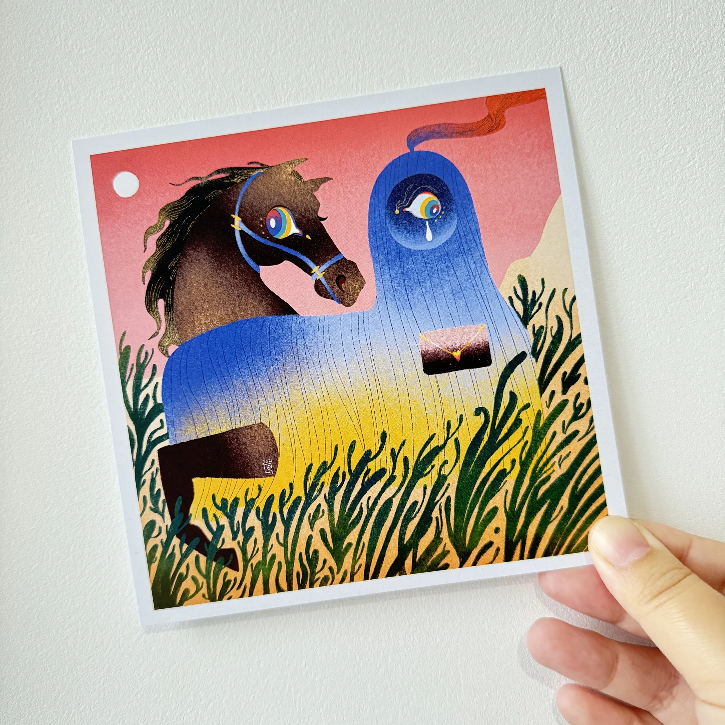 The Gwai Lenormand: The Rider – Print