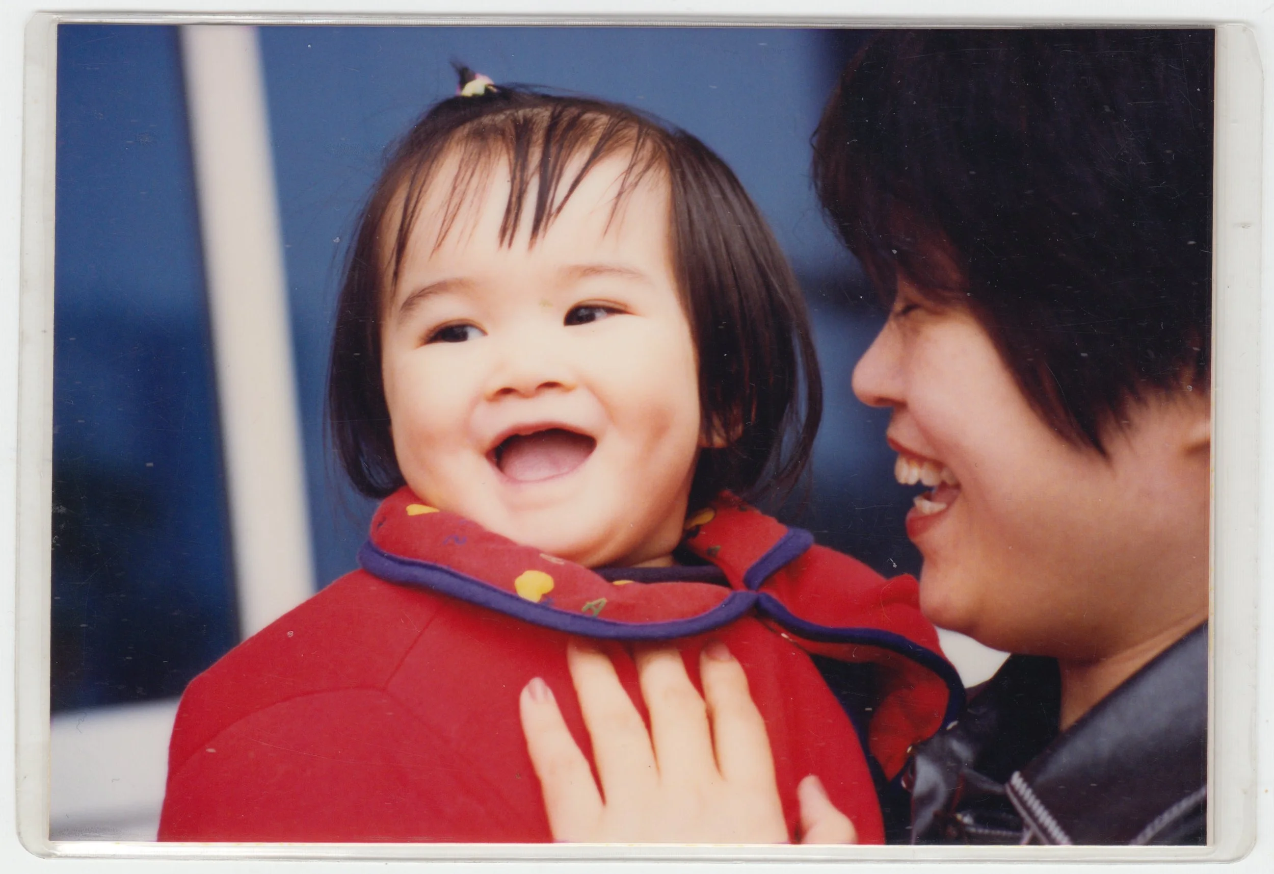 Taken in front of Marble Bra Factory 廣東萬邦公司, c. 1996 - 1997.