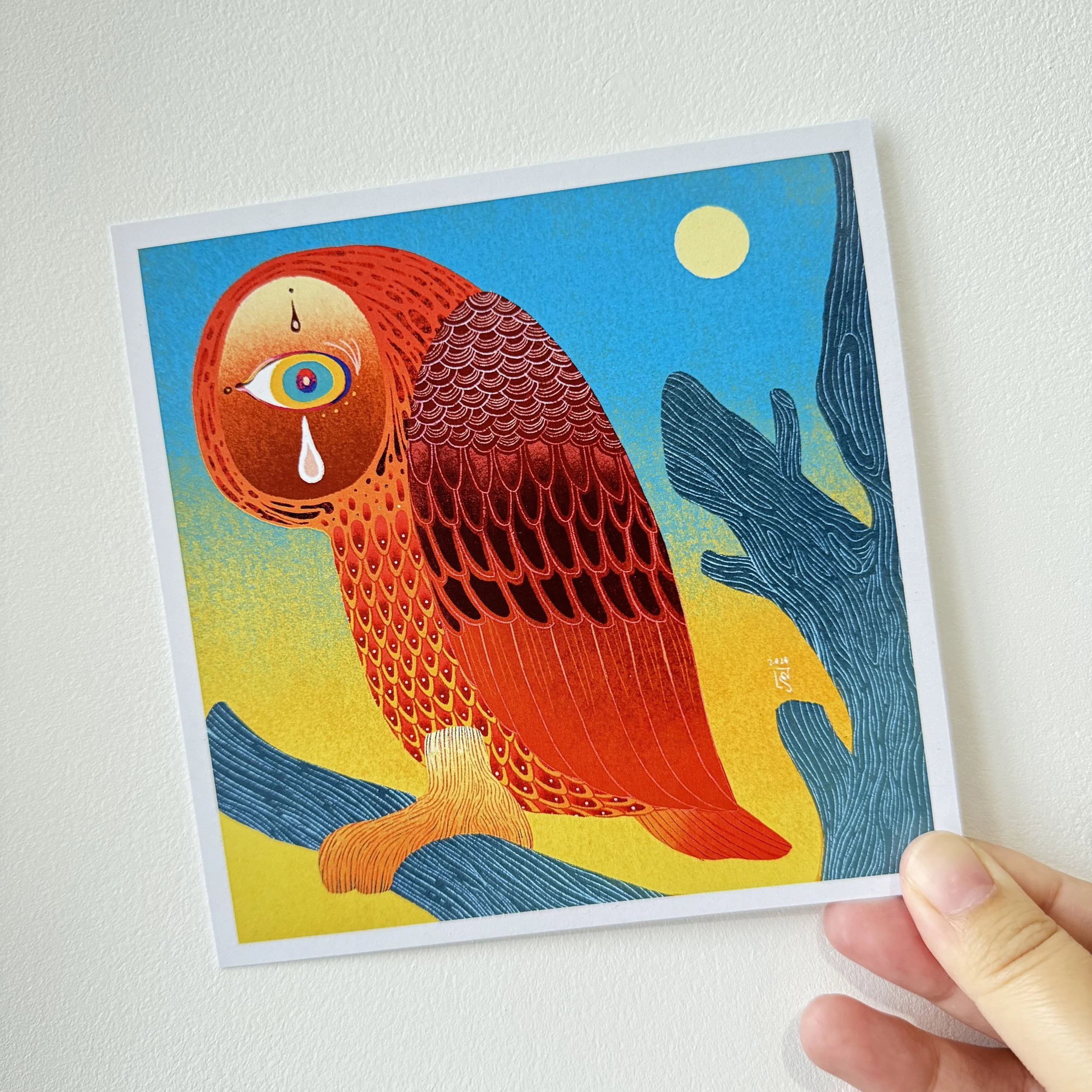 The Gwai Lenormand: The Bird – Print