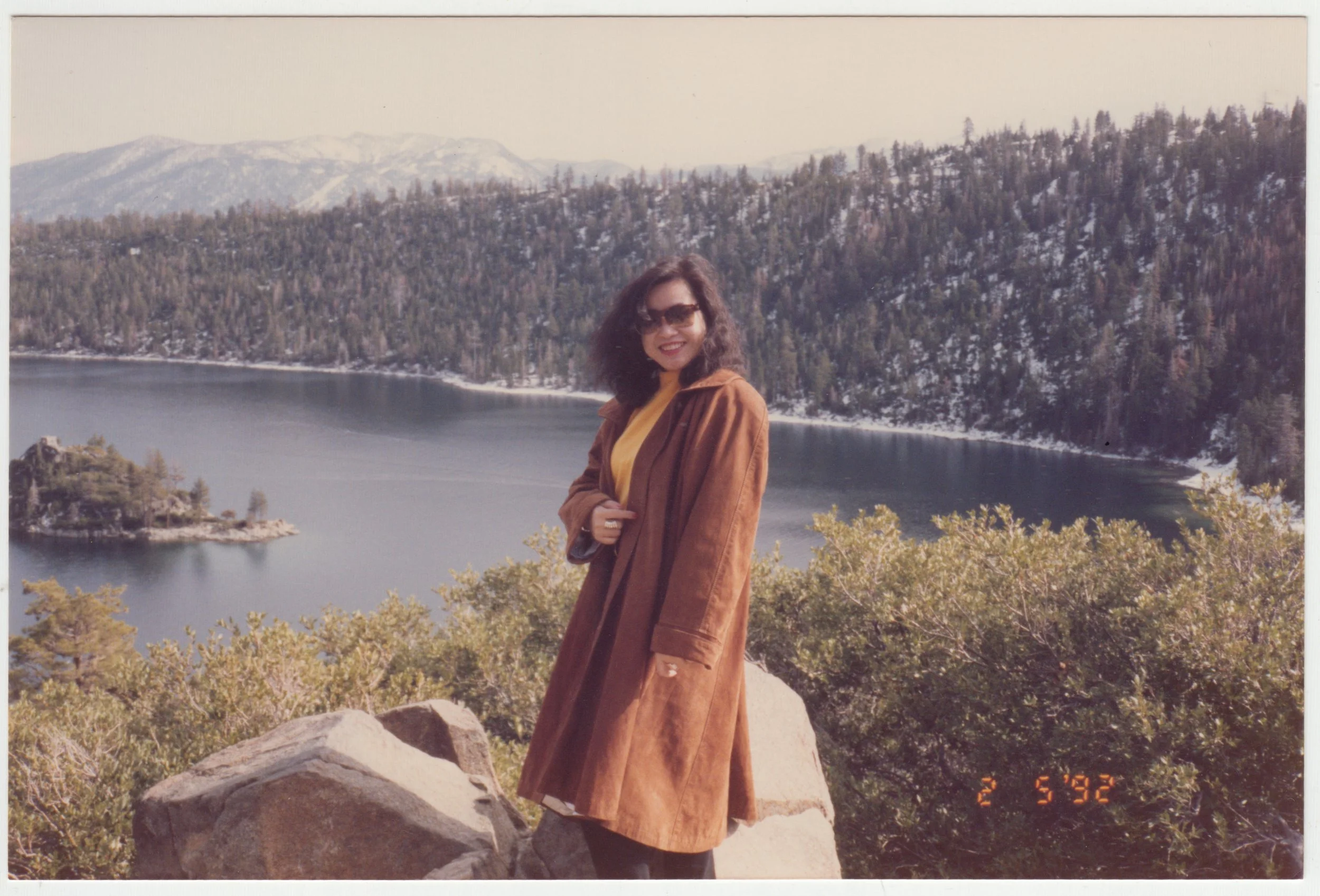 Lake Tahoe on 5 February 1992. The visit to Lake Tahoe is one of the stops during one of Grandpa's gambling trips to the US.