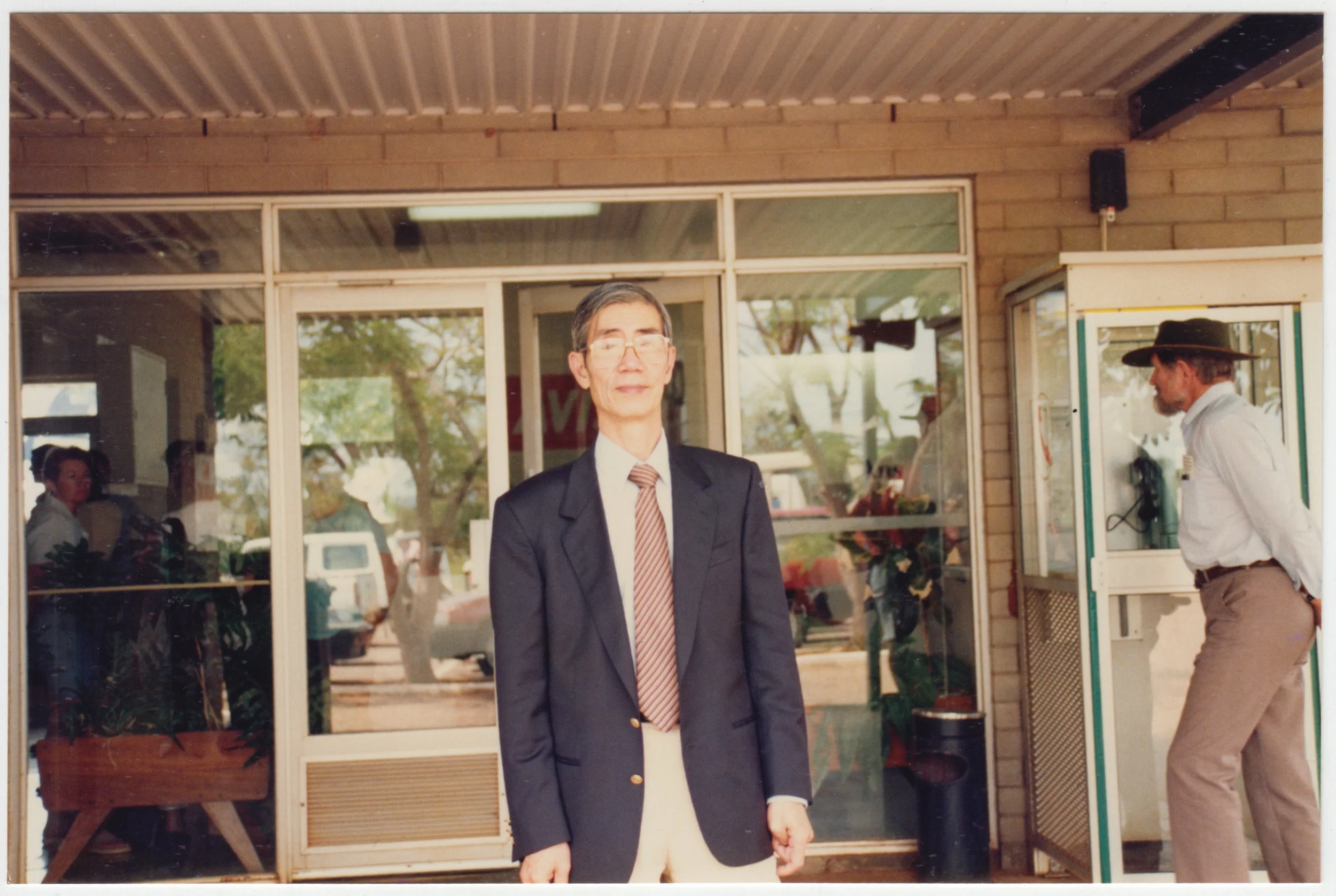 Grandpa in Australia, c. March 1990.
