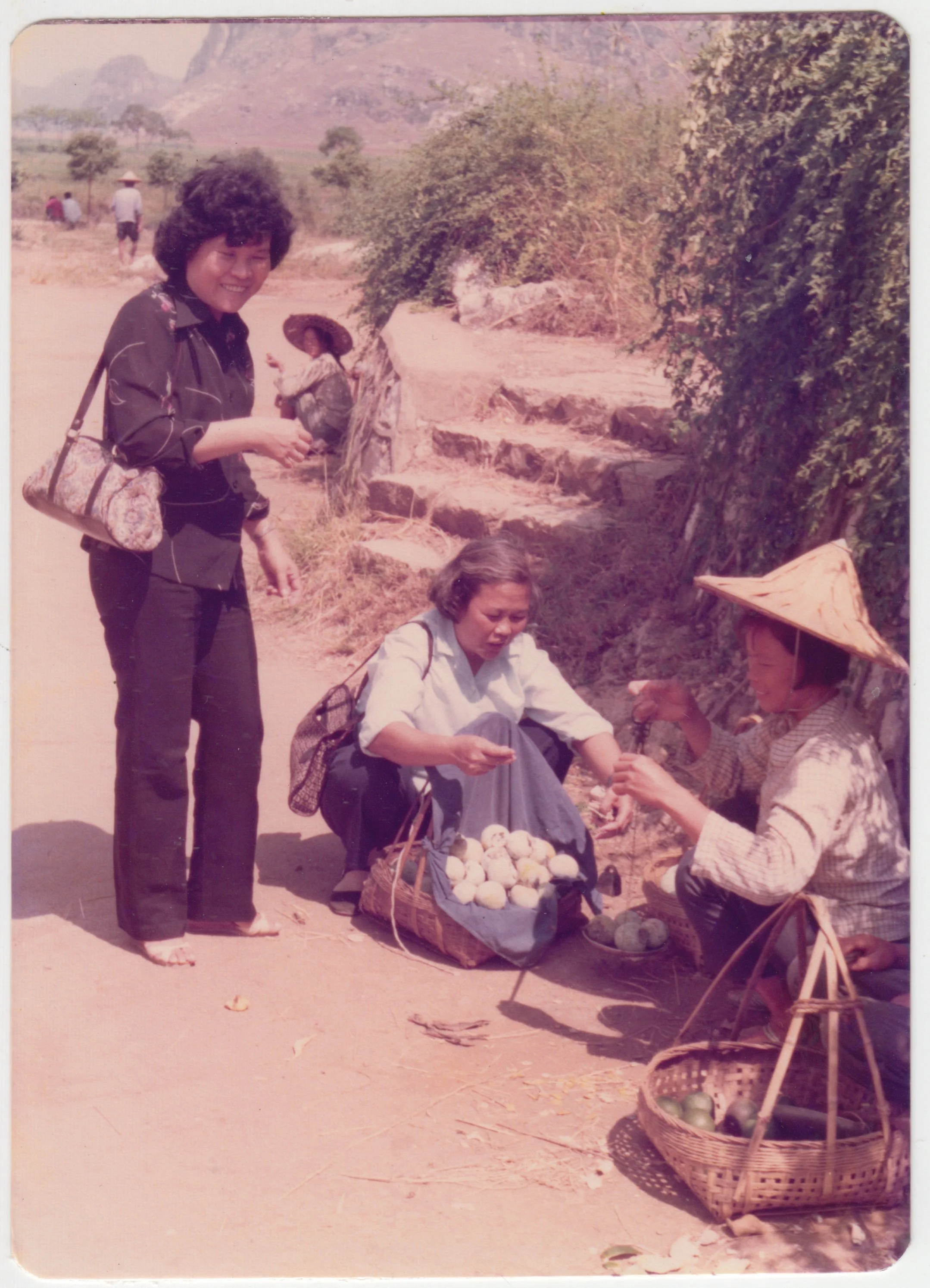 Grandma & 三襟婆 shopping in Mainland China, c. late 1970s.