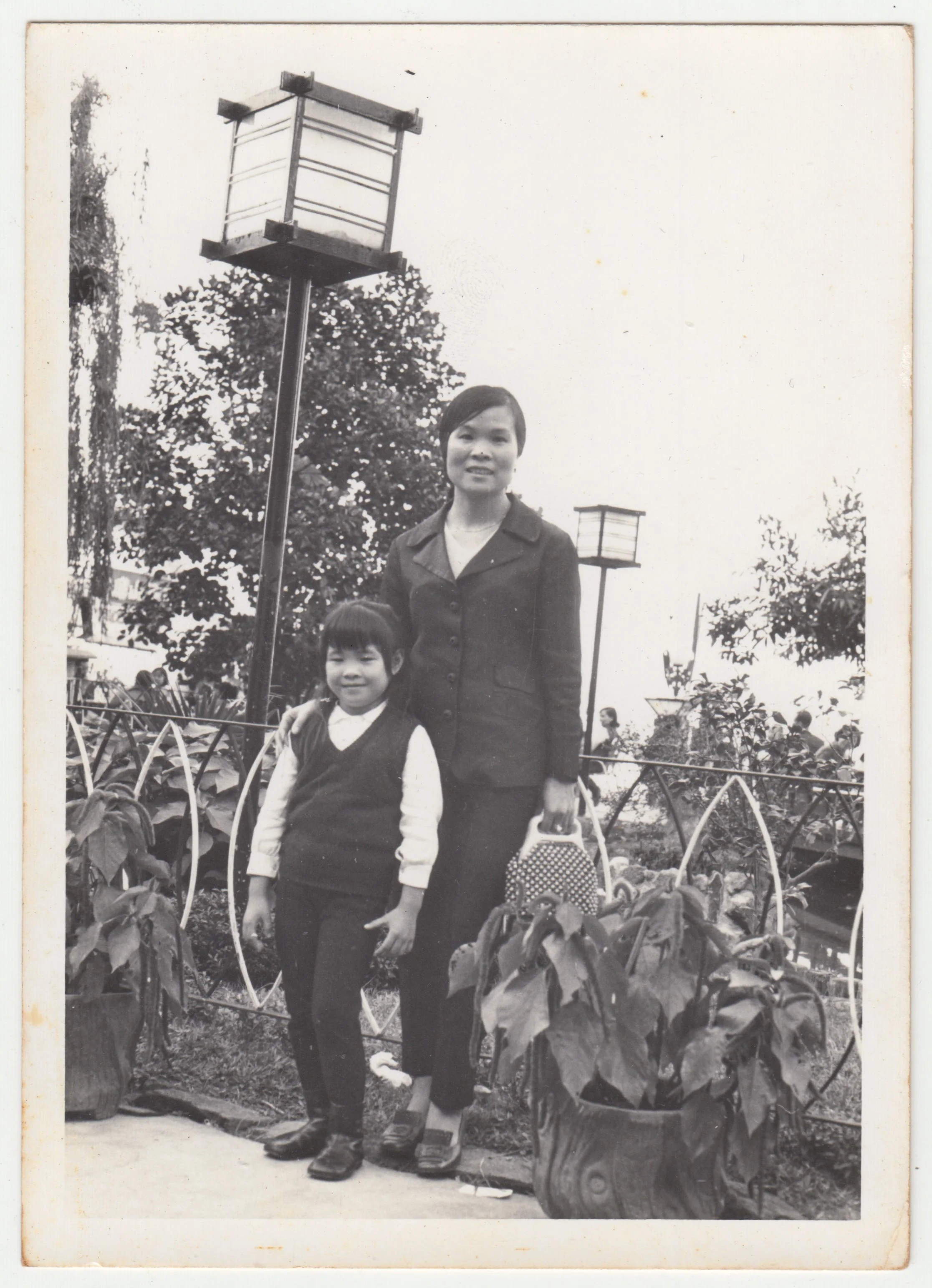 Mum & Grandma at a park, c. 1967 - 1968.