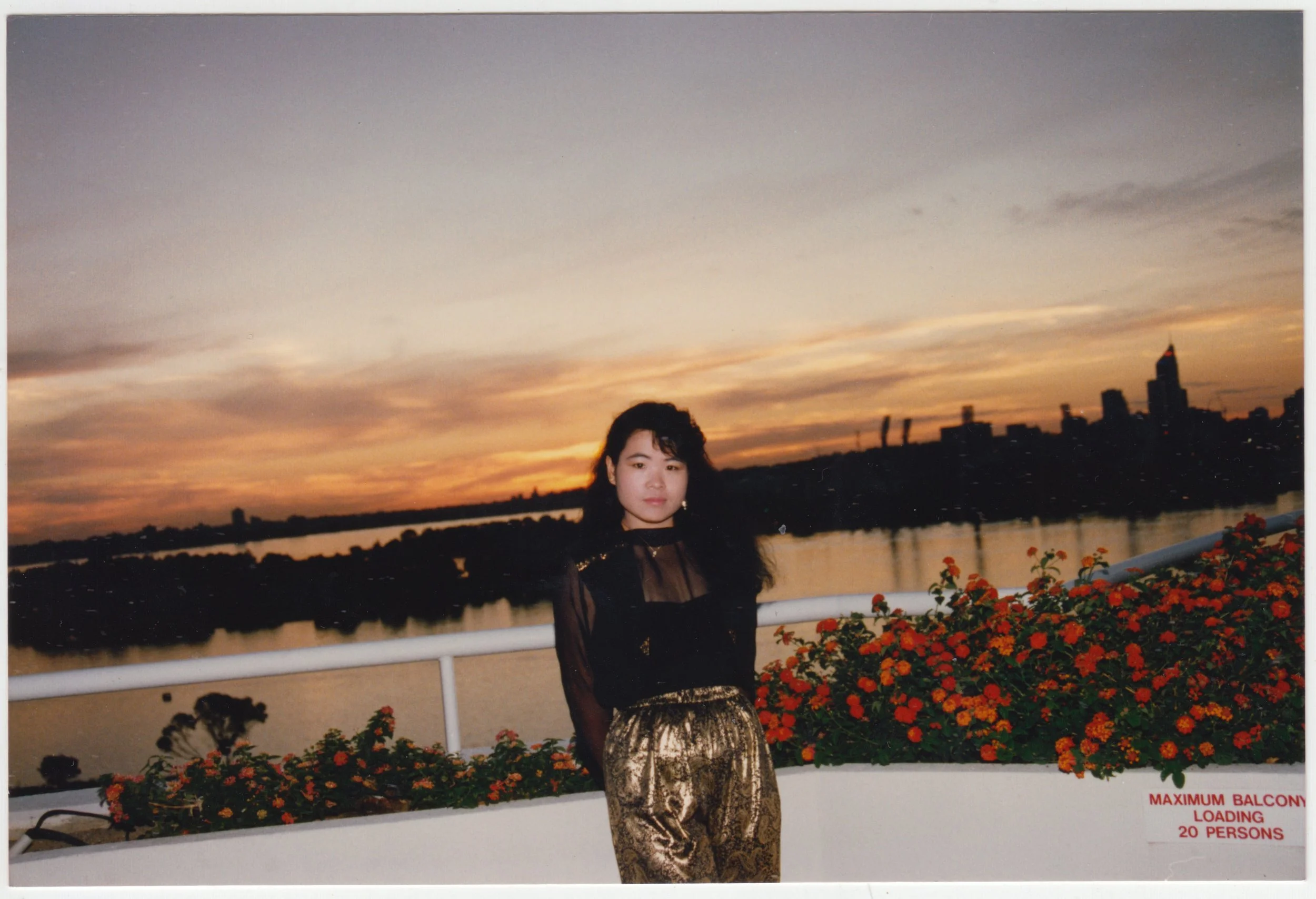 Mum in Australia, c. March 1990.