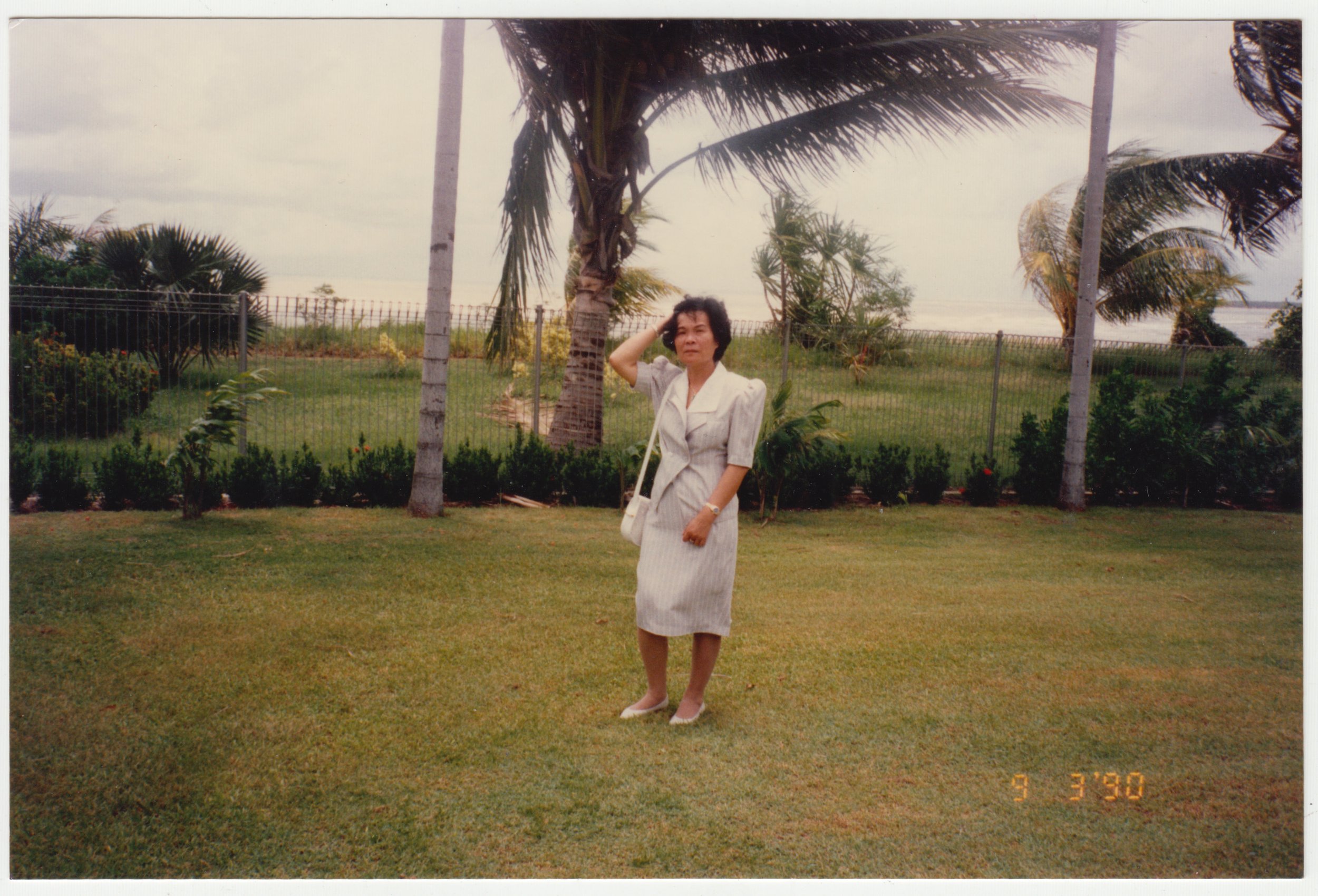 Grandma in Australia, 9 March 1990.