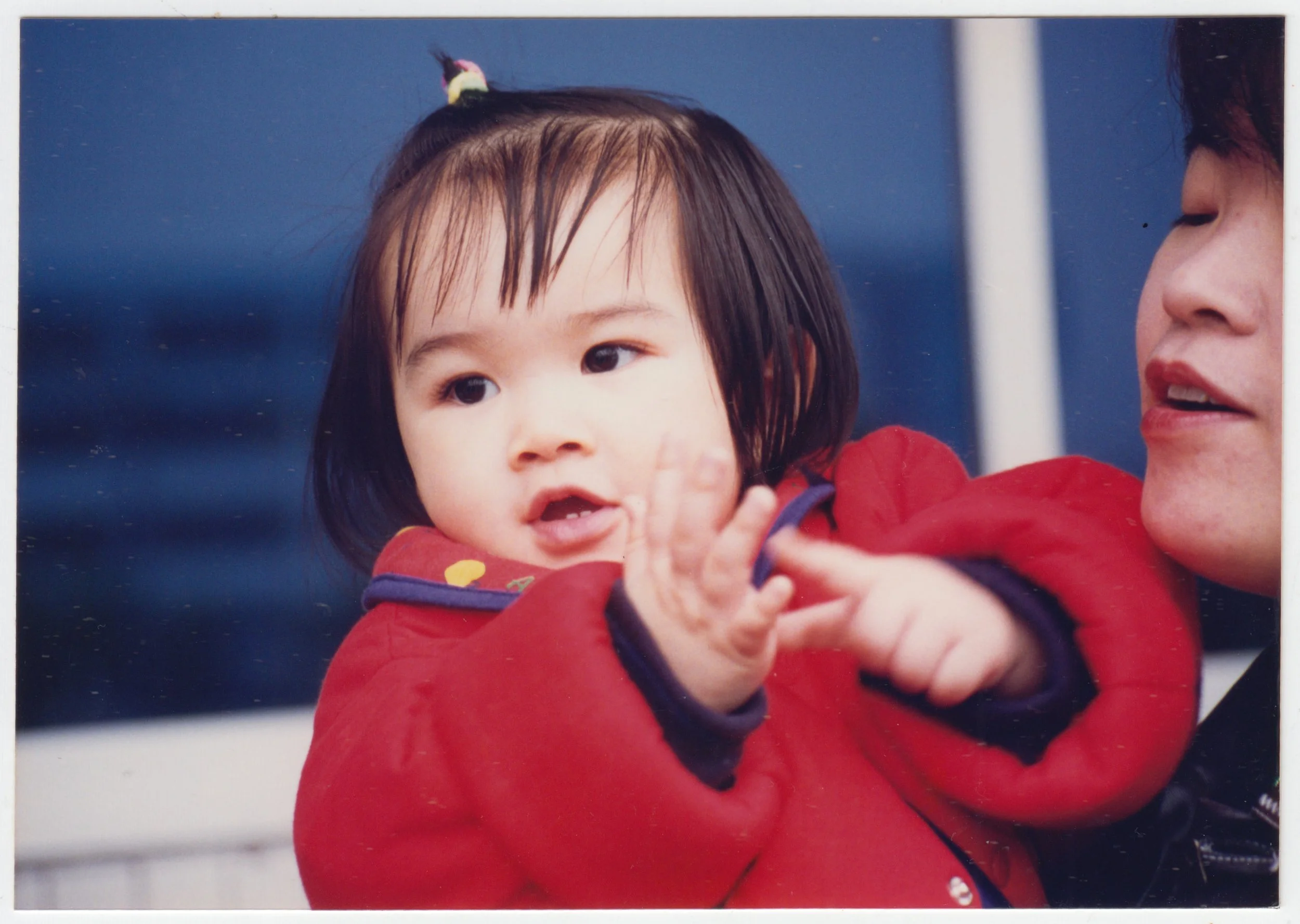 no. 00442 / Taken in front of Marble Bra Factory 廣東萬邦公司, c. 1996 - 1997.