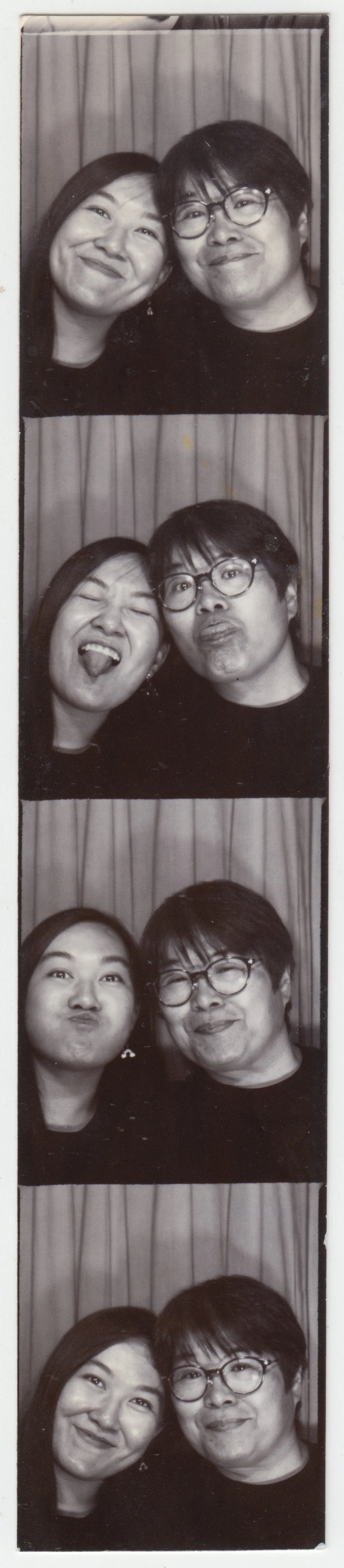 Taken at a photobooth outside the Bargello Museum in Florence, Italy, c. September 2019.