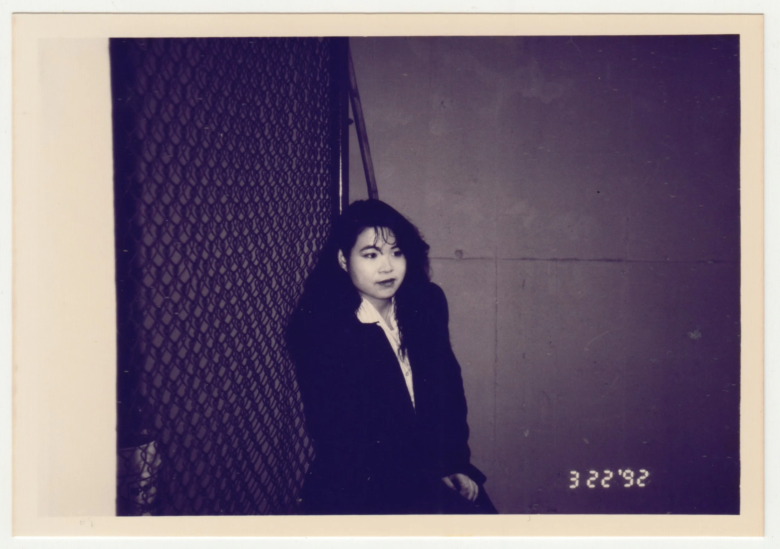 Mum at Hong Kong Jockey Club Stable, Shatin. Photo taken by EE on 22 March 1992.