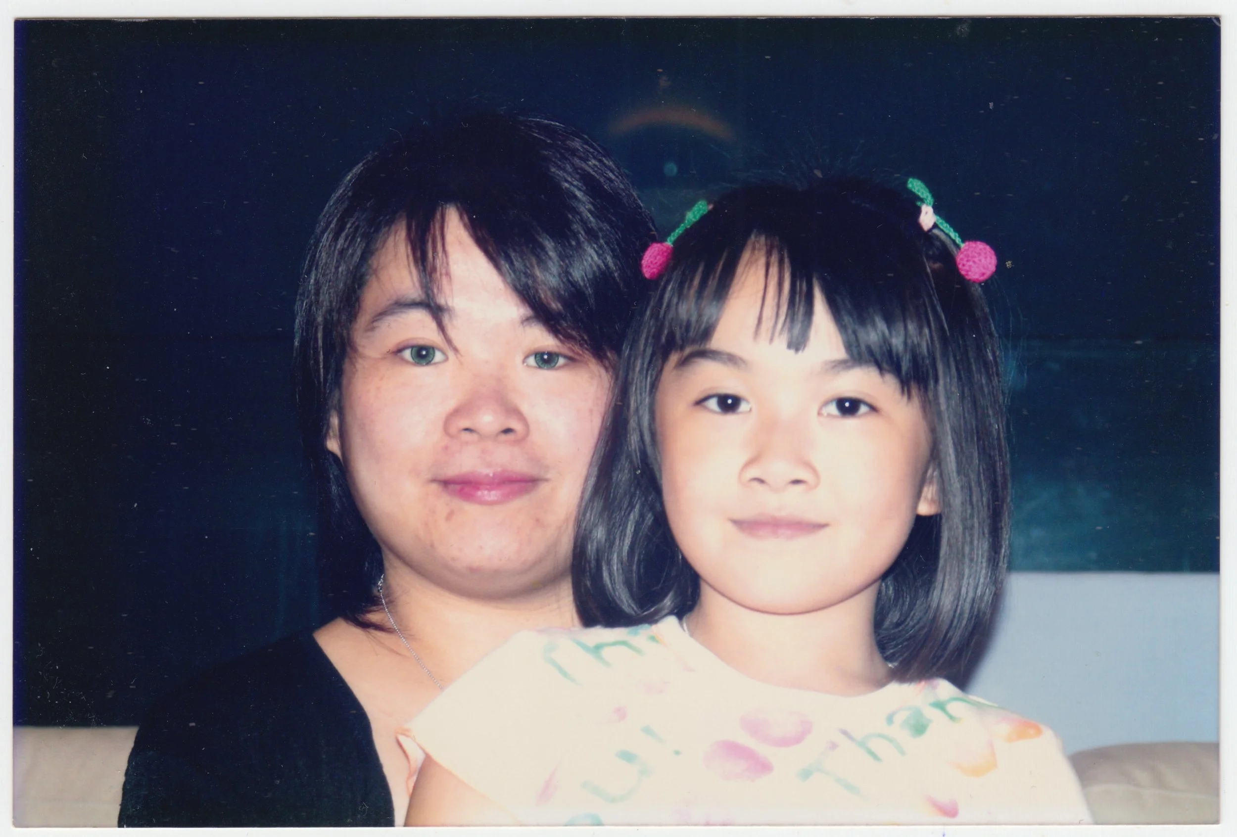 Taken at Uncle Edward & 舅母’s home on Broadcast Drive, c. 2004.