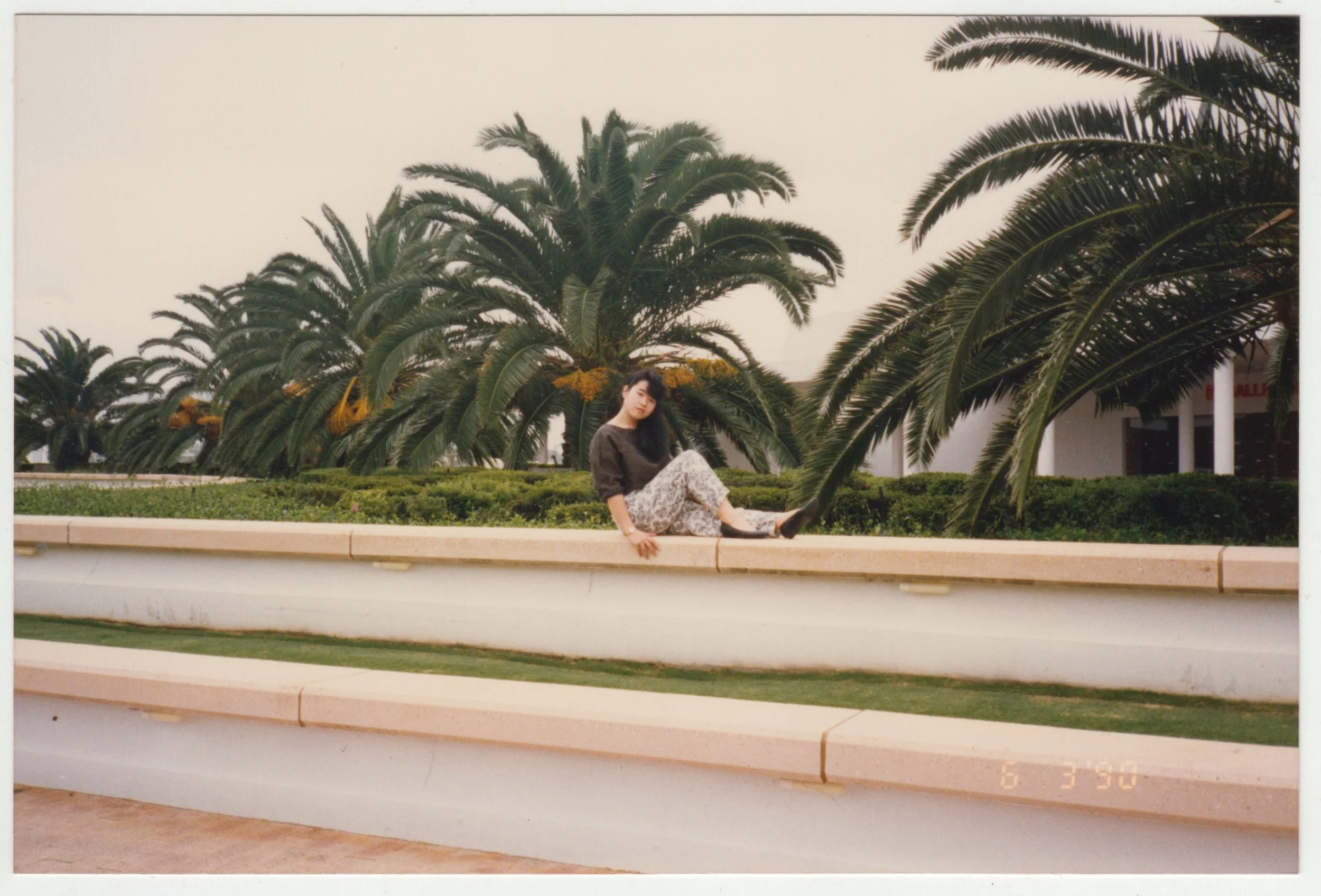 Mum in Australia, taken on 9 March 1990.