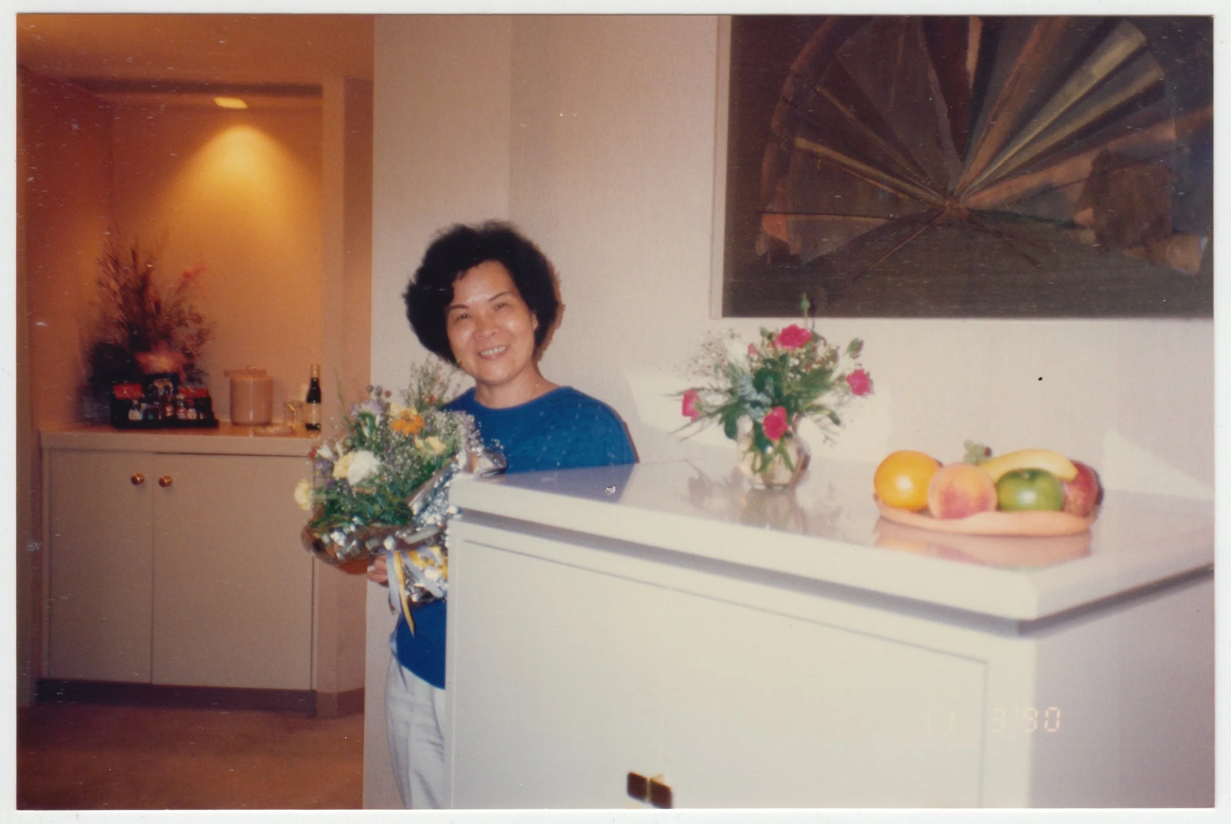 Grandma in Australia, taken on 11 March 1990.