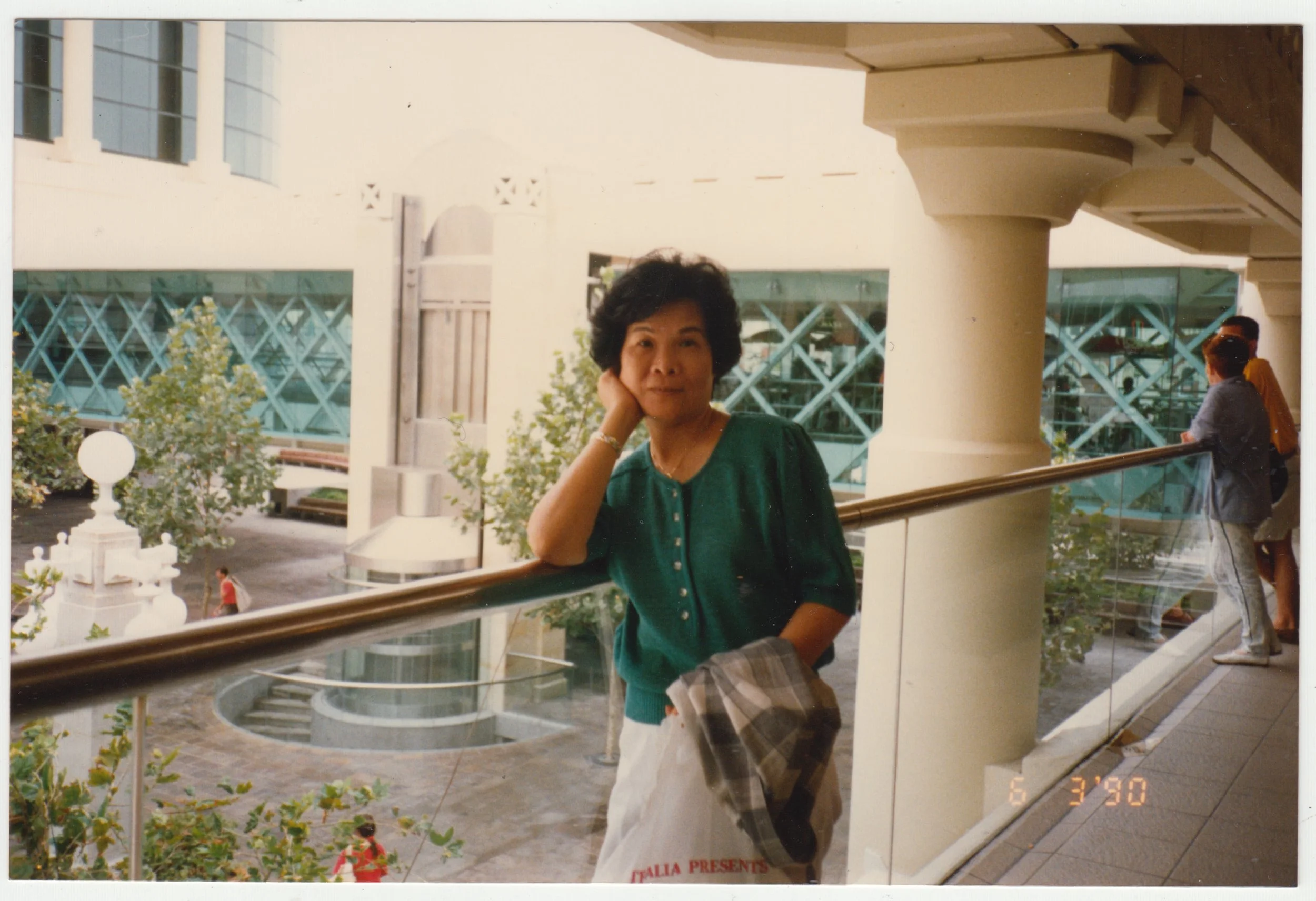 Grandma in Australia, 6 March 1990.