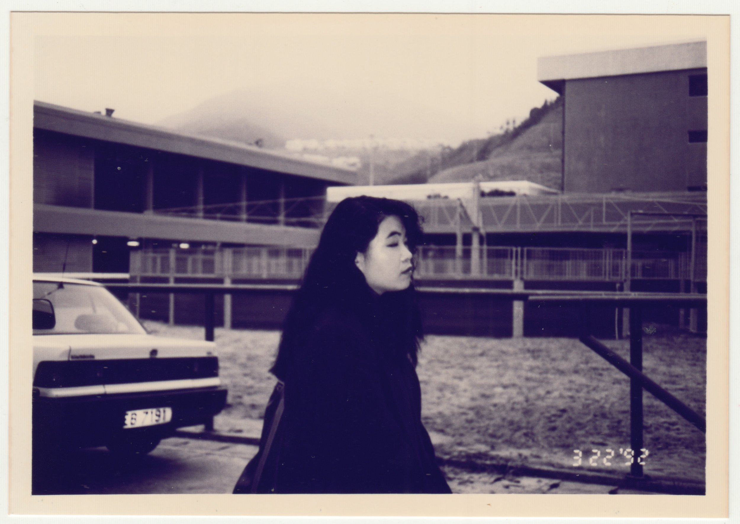 Mum at Hong Kong Jockey Club Stable, Shatin. Photo taken by EE on 22 March 1992.