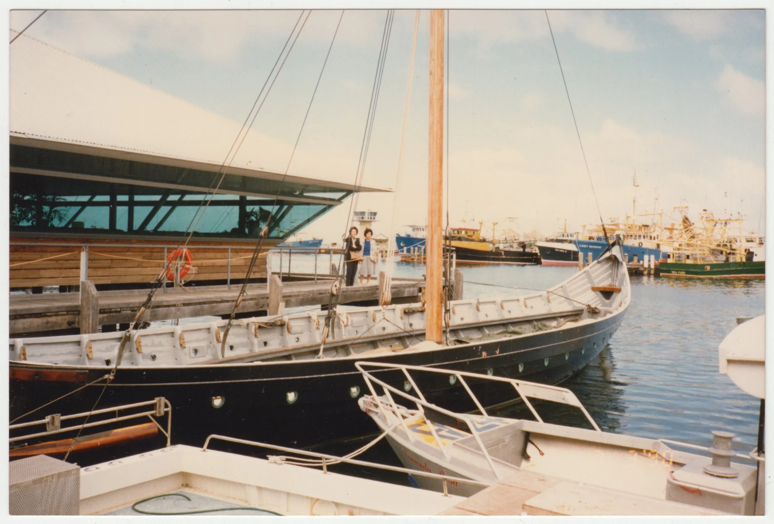 Mum, Grandma & 姨太婆 in Australia. Taken on 6 March 1990.