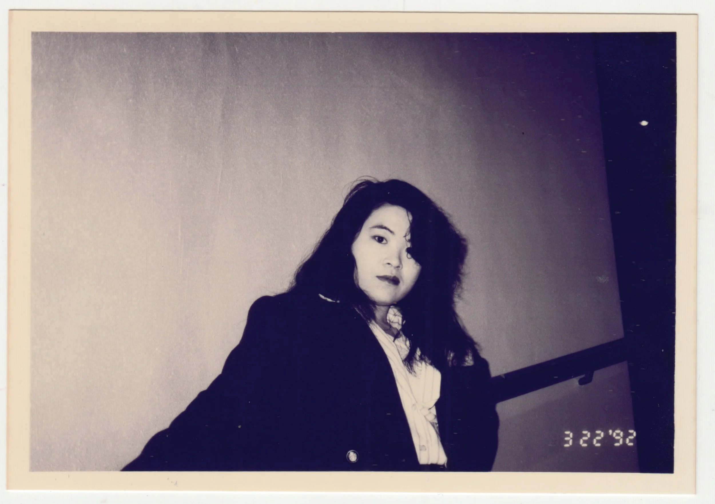 Mum at Hong Kong Jockey Club Stable, Shatin. Photo taken by EE on 22 March 1992.