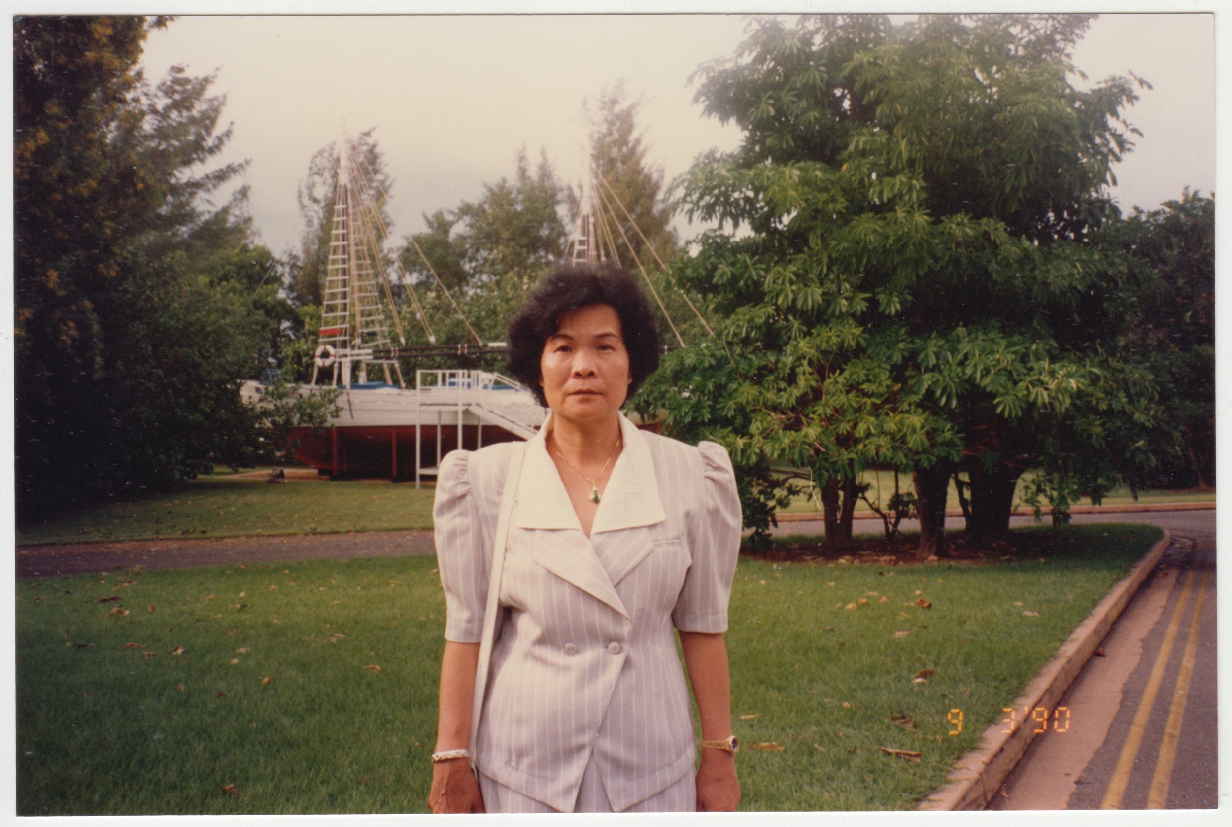 Grandma in Burswood, Australia, c. March 1990.