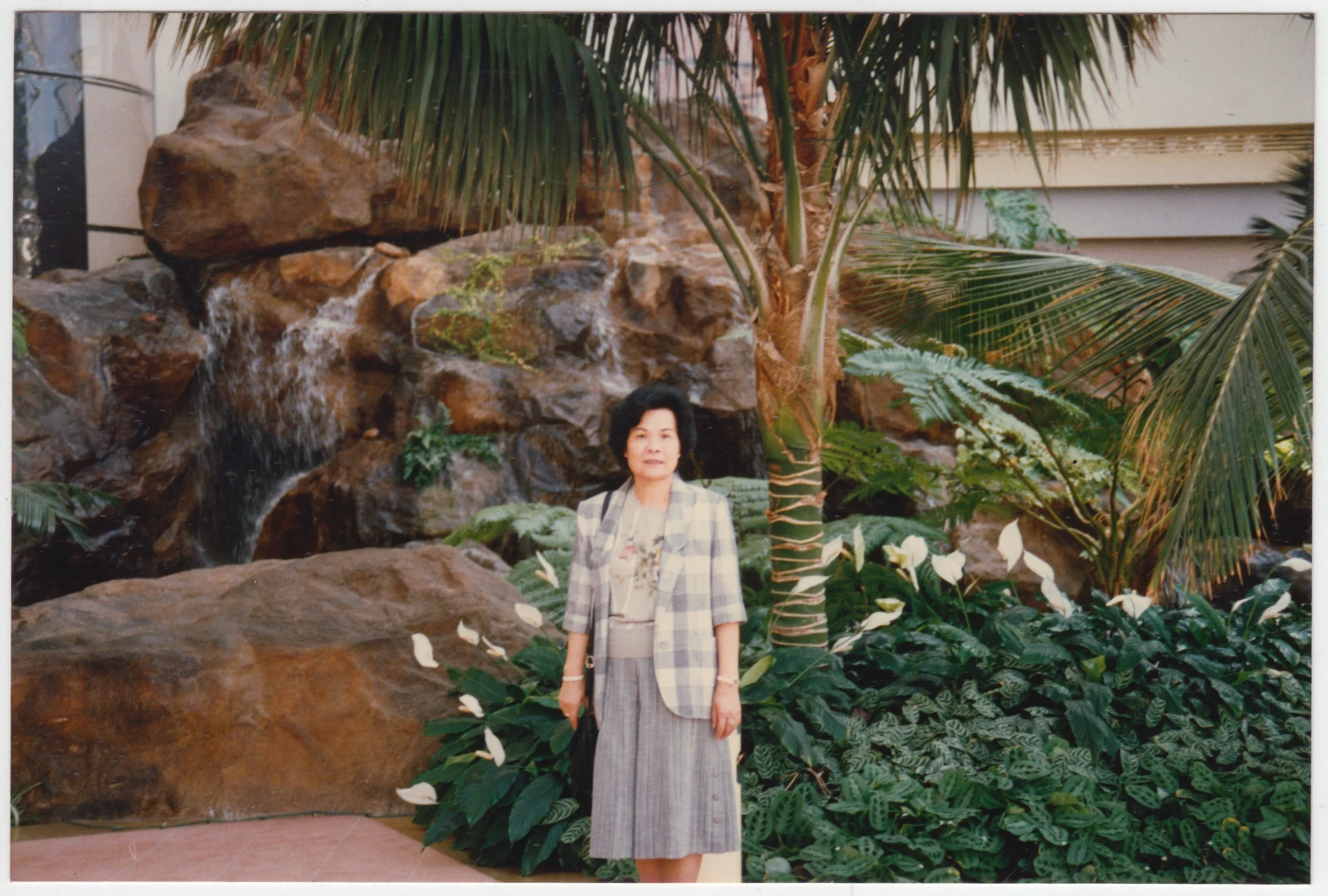 Grandma at Mirage, Las Vegas, c. February 1992. Taken during one of Grandpa's Chinese New Year gambling trips to Las Vegas.