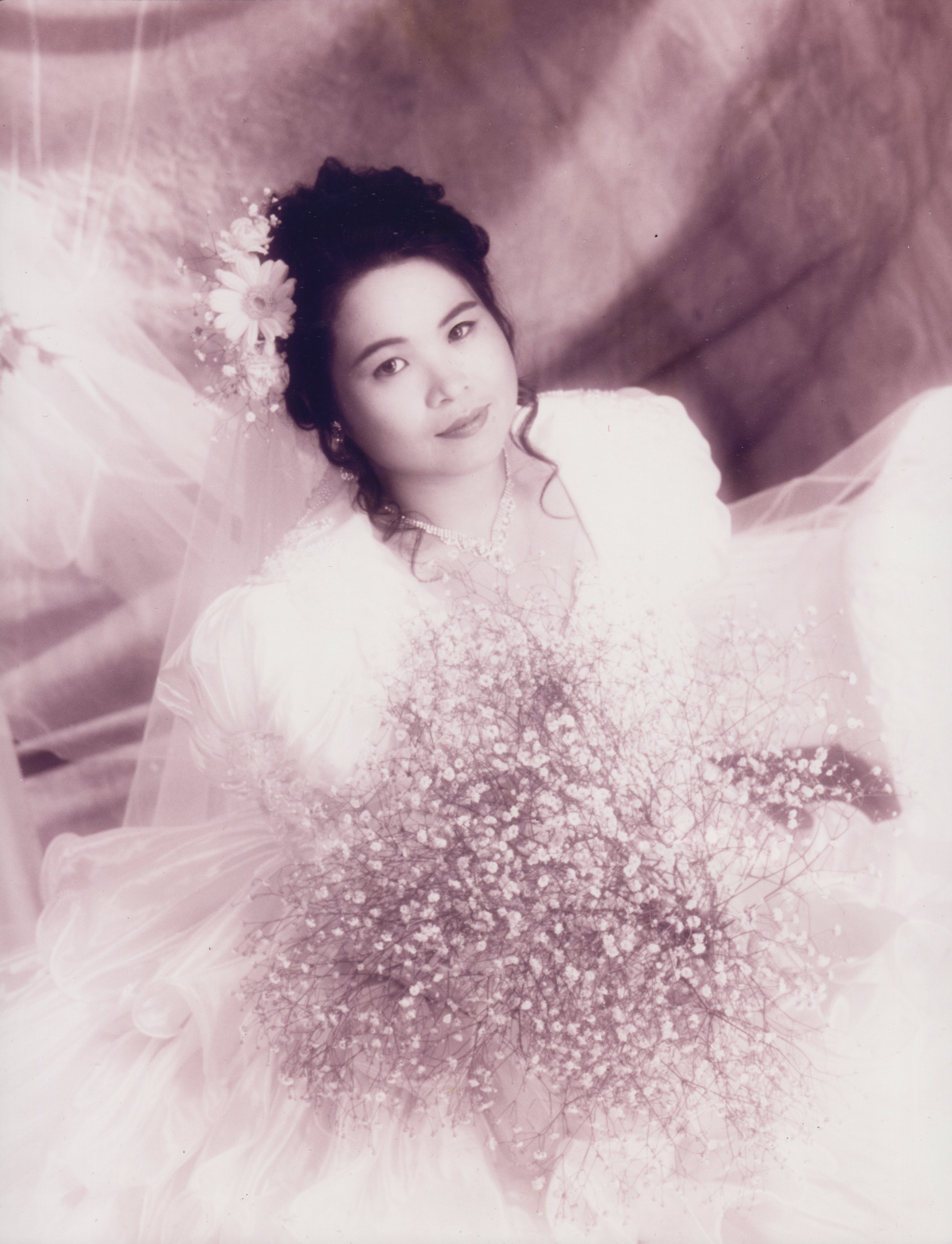 Mum's wedding portrait, c. 1993