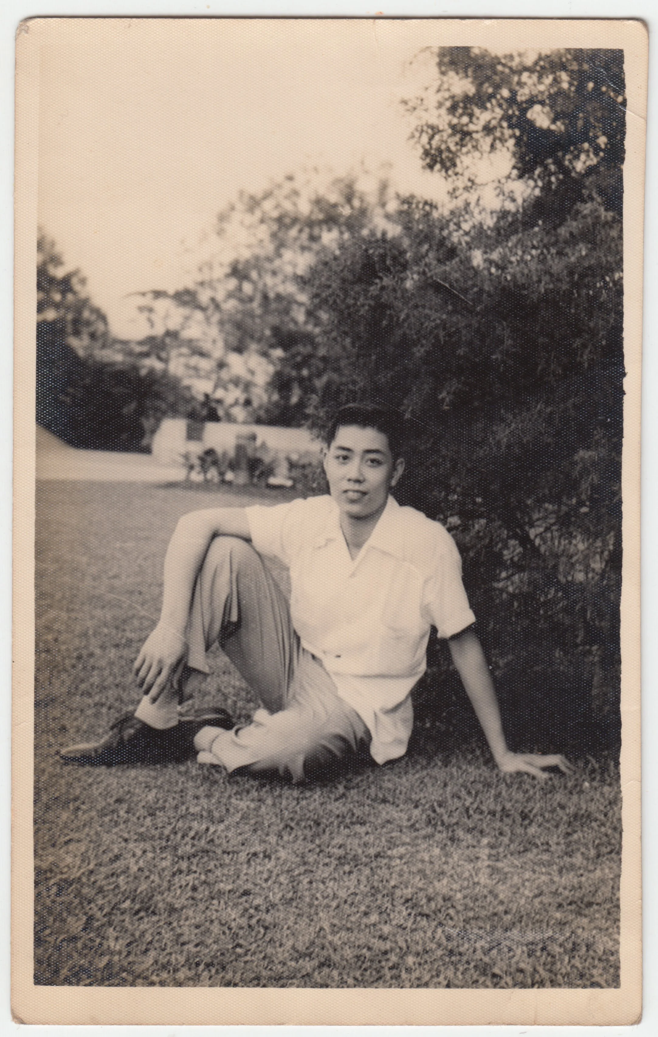 Photo of Grandpa for Grandma. 10 May 1995. Please see Correspondence for the reverse message.