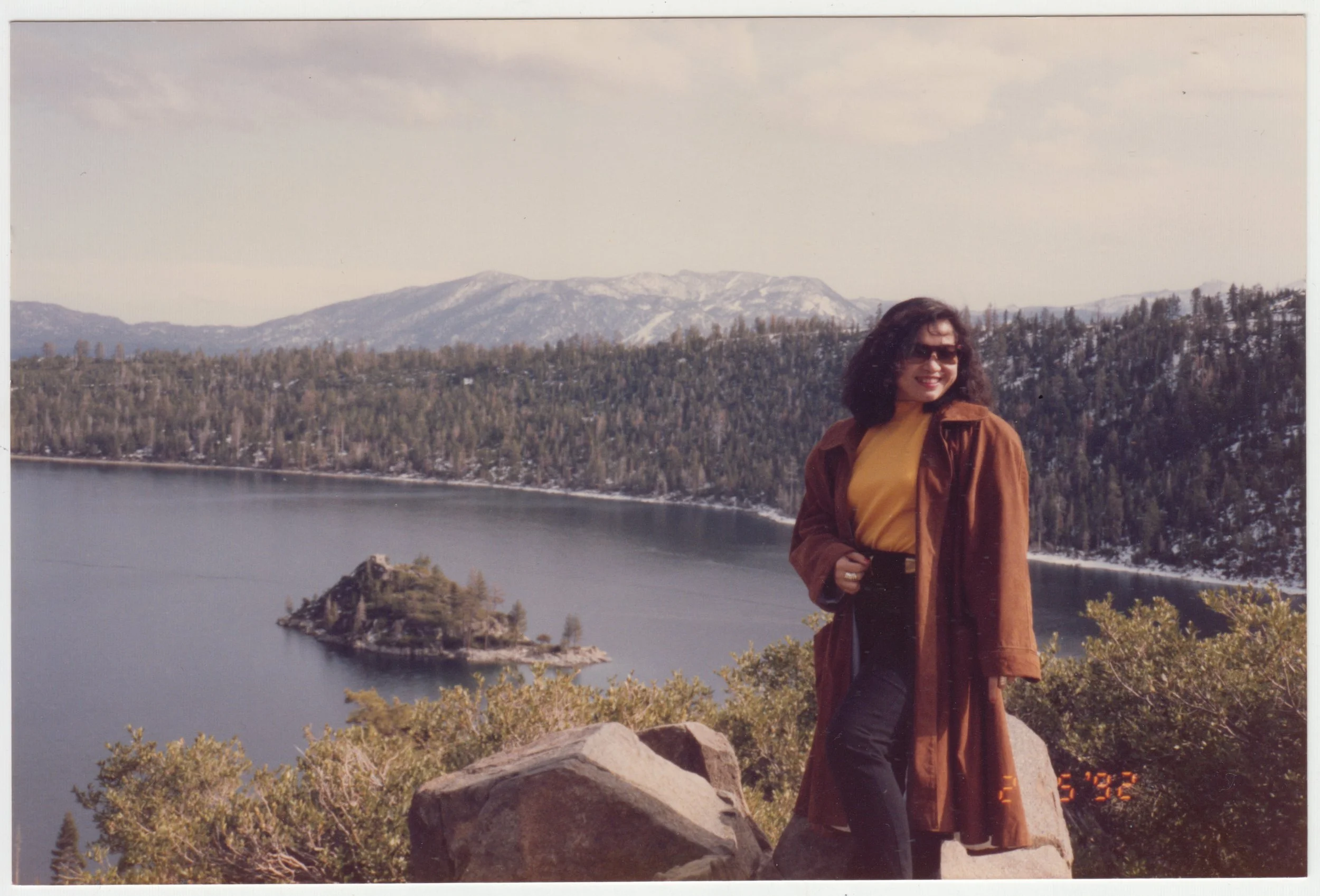 Lake Tahoe on 5 February 1992. The visit to Lake Tahoe is one of the stops during one of Grandpa's gambling trips to the US.