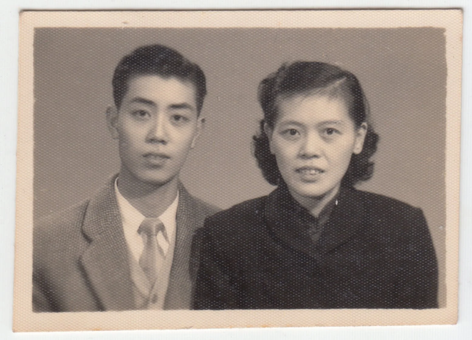 Grandpa & Cousin, c. 1955. Cousin is unidentified.
