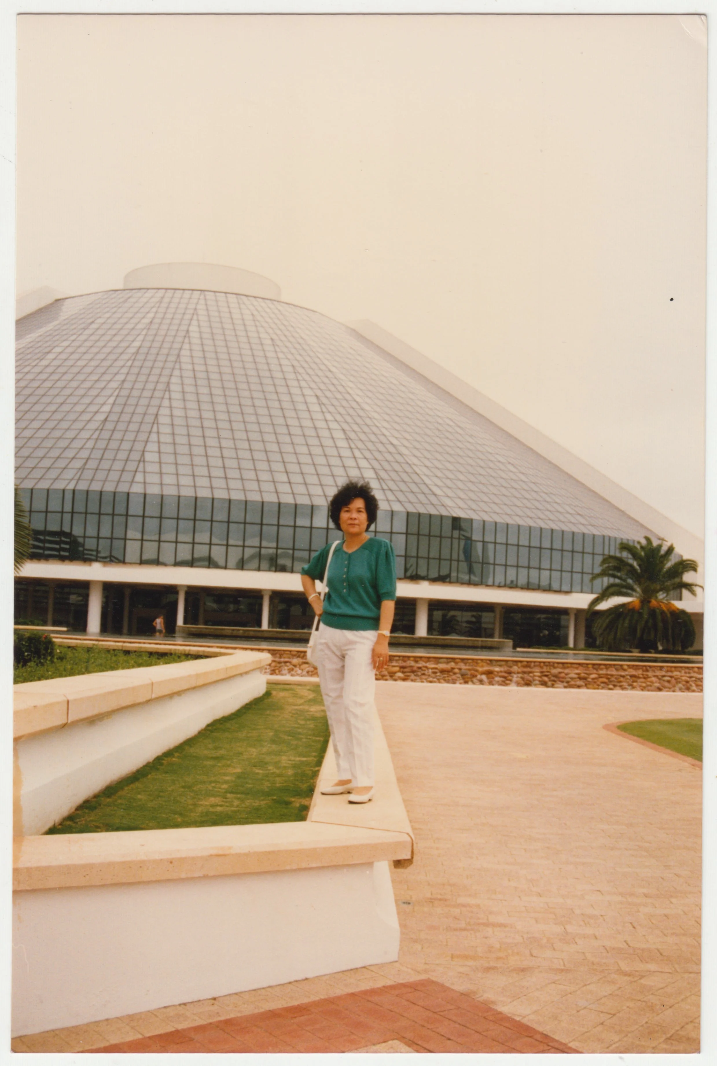 Grandma in Burswood, Australia, c. March 1990.