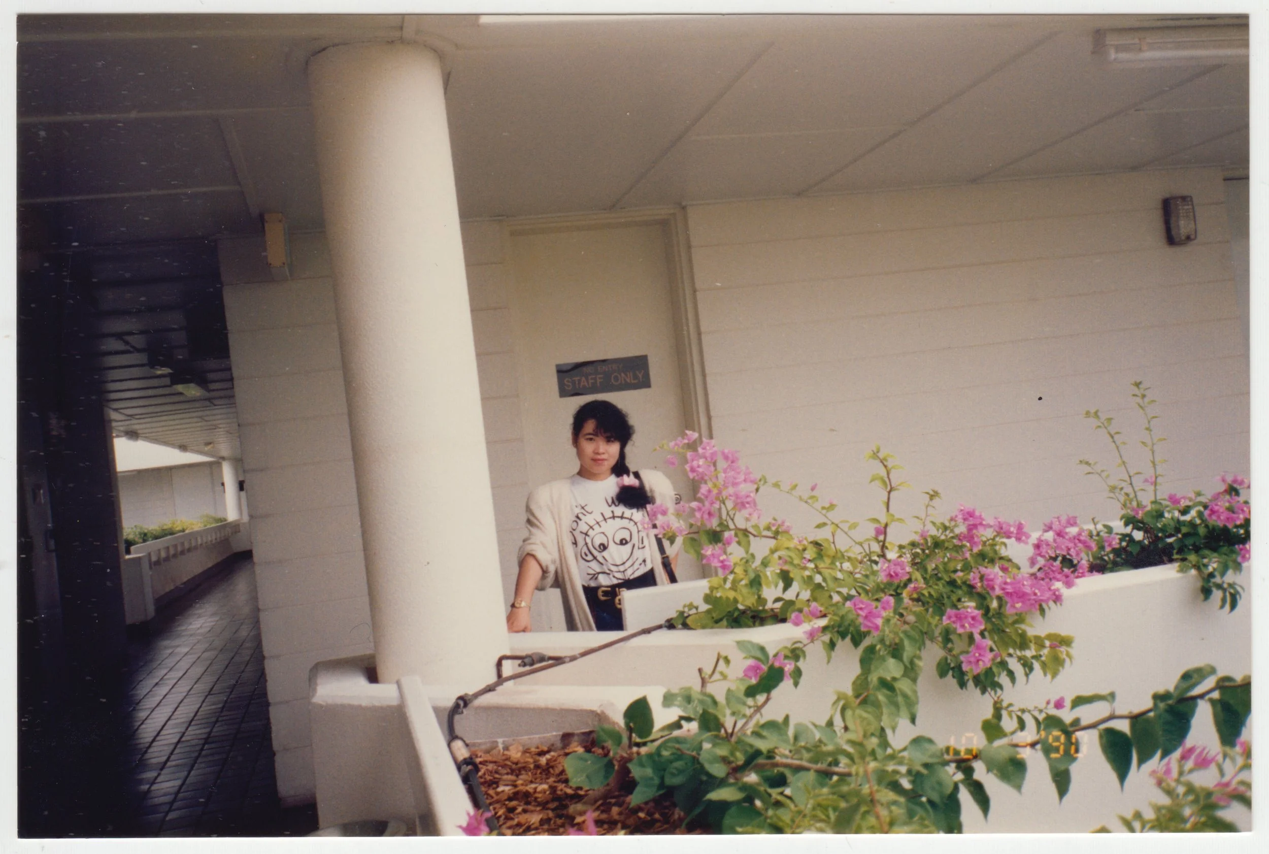 Mum at Crown Perth, Burswood, Australia, taken on 10 March 1990
