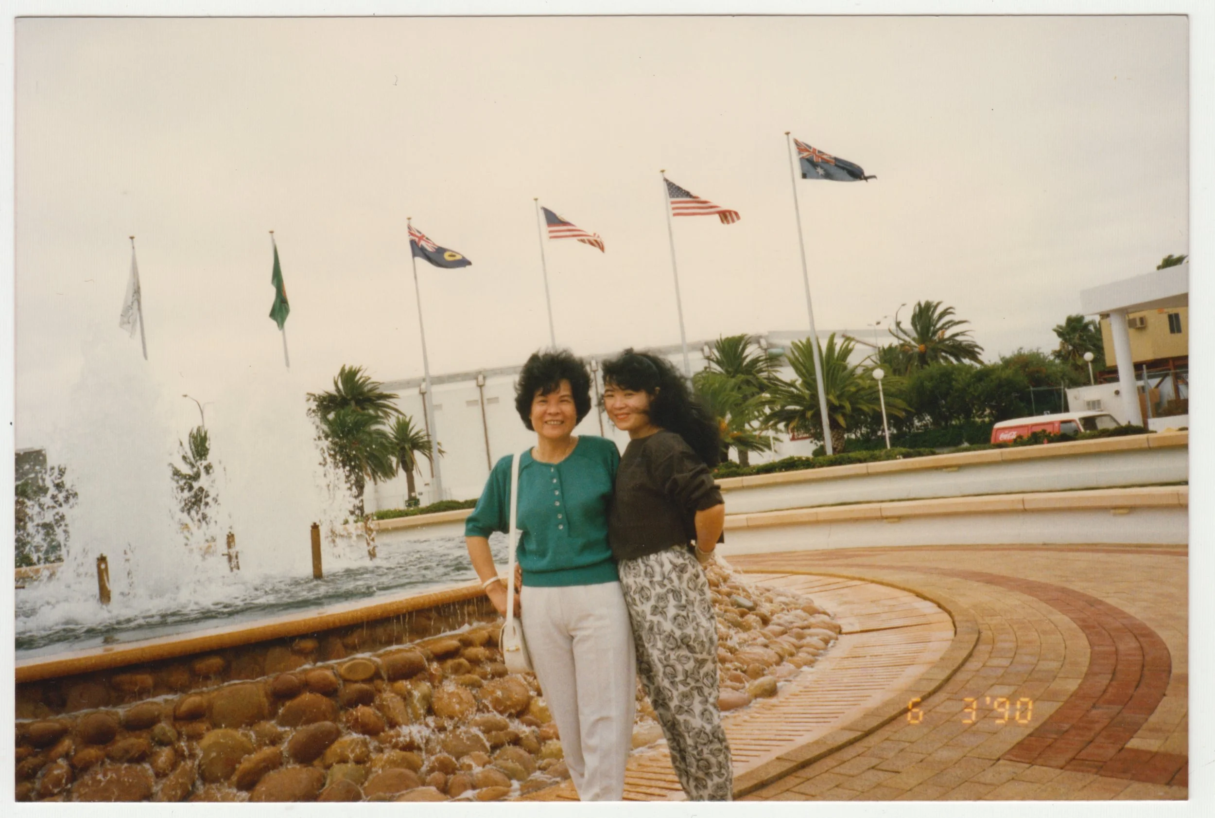 Mum & Grandma in Burswood, Australia. Taken on 6 March 1990.