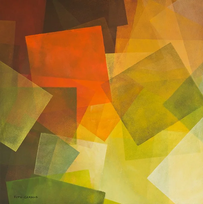 Transposition 10, Adelaide Hills :: Acrylic on wood panel, 40 x 40cm