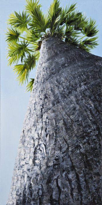 Purpose : Oil on canvas, 122 x 60cm